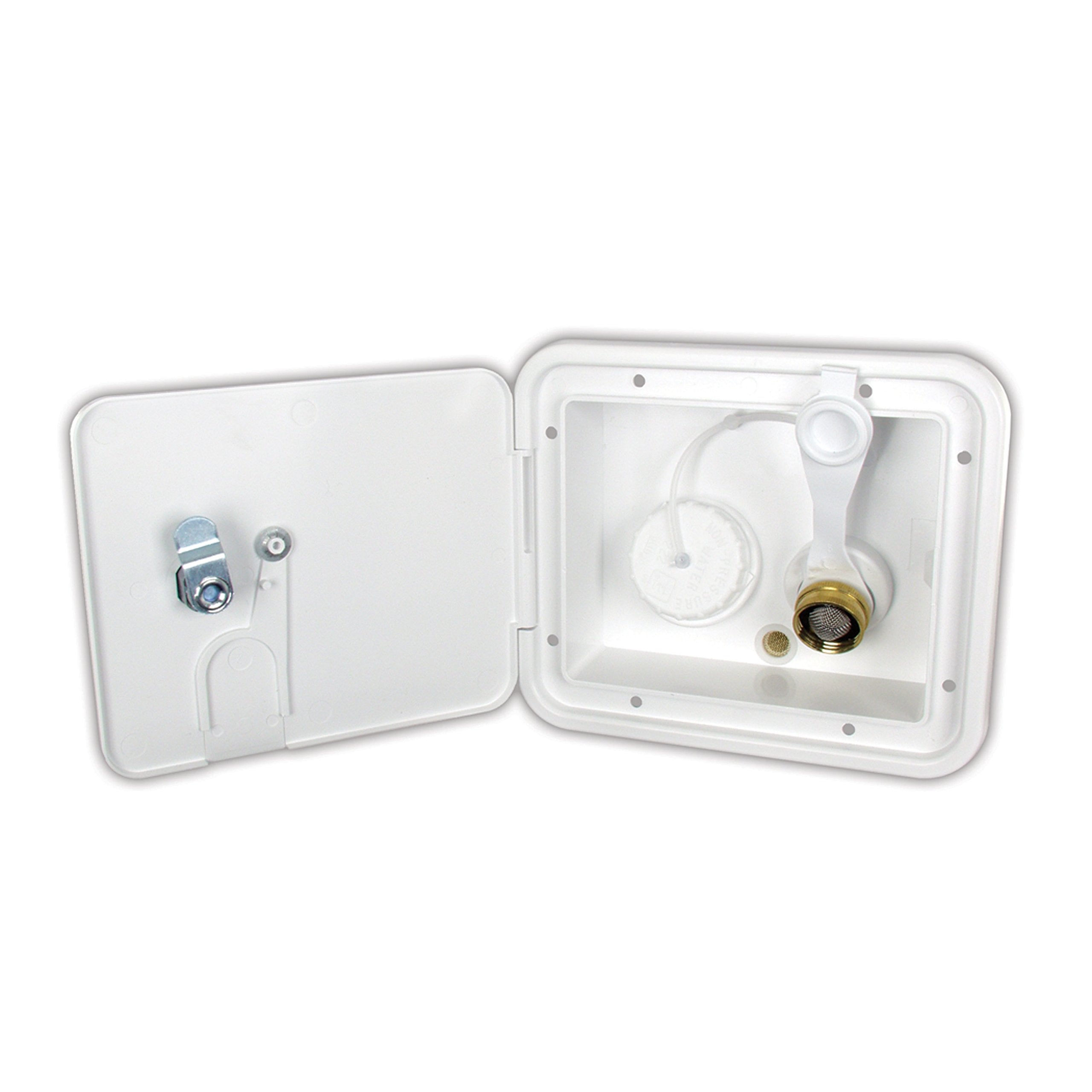 JR Products K7112-6-A City / Gravity Water Hatch, Polar White -Like New