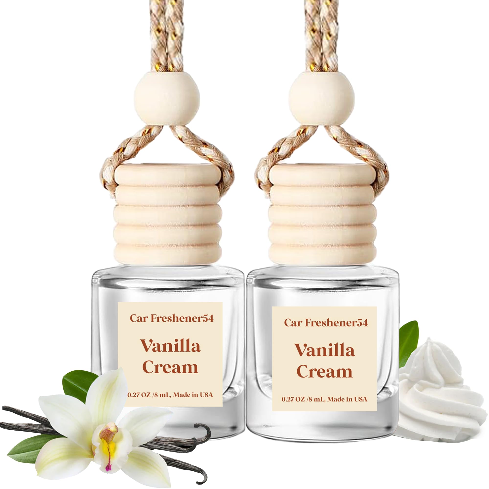 Burst Bird Car Air Freshener Hanging, Vanilla Cream Fragrance Oil Air Diffuser For Car, Long Lasting Car Air Fresheners, Made In