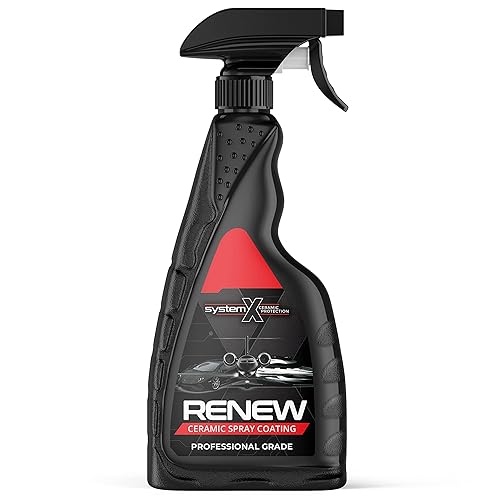 System X Ceramic Spray Coating - Ultra Hydrophobic SiO2 Paint Protection - 16.9 FL OZ - Model REN-500