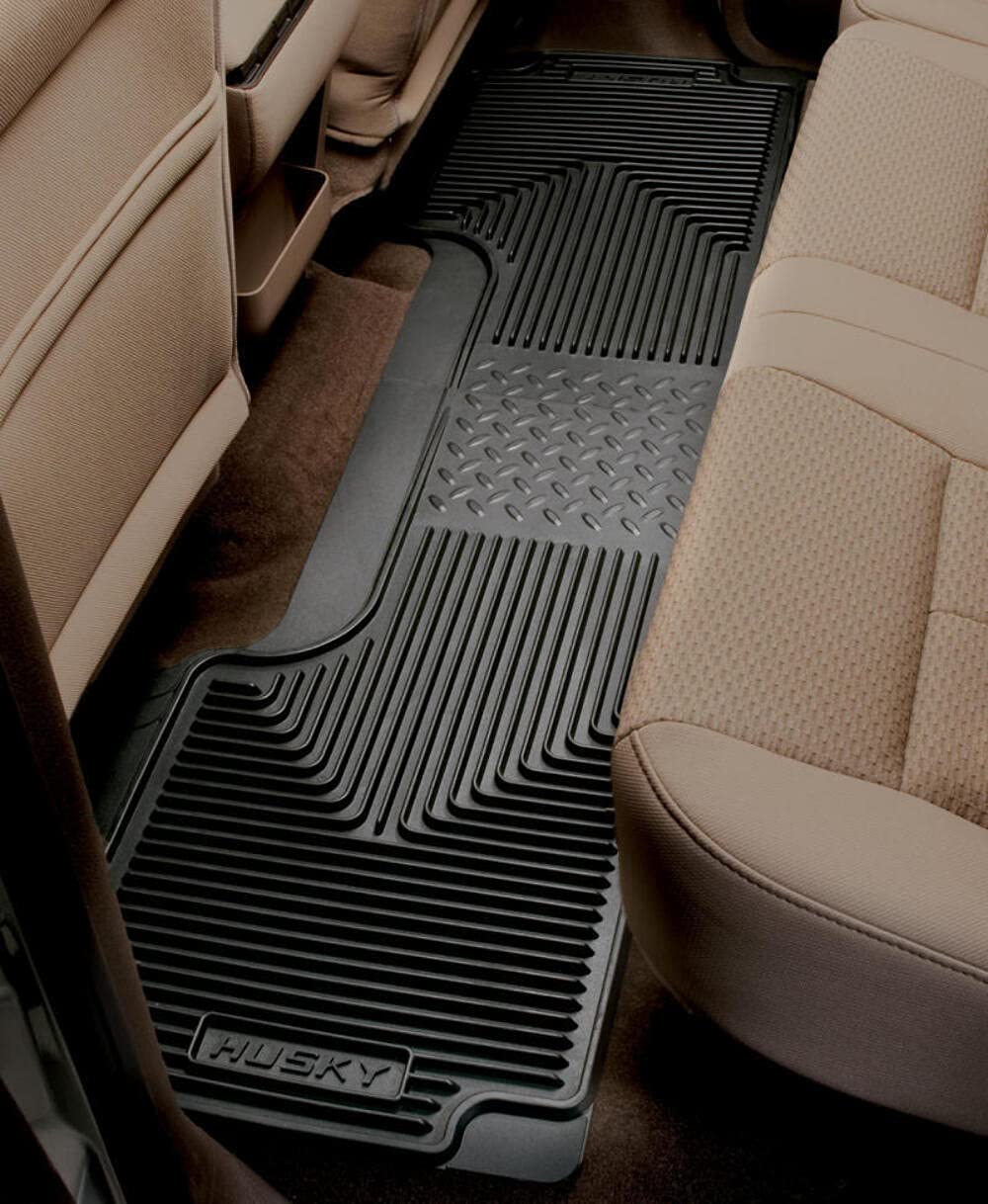 Husky Liner 53001 Heavy Duty Thermoplastic Elastomer Black Center Hump Floor Mat