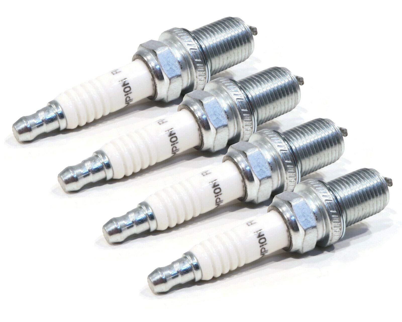 (Pack Of 4) Champion Spark Plugs For John Deere M78543, M87543, Rc12Yc Engine