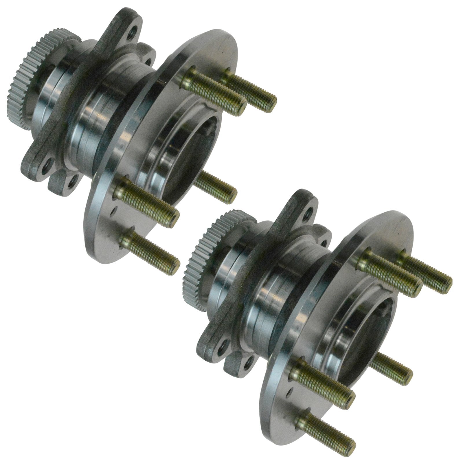 Trq Rear Wheel Hub Bearings Assembly Set Compatible With 2006-2010 Hyundai Sonata Kia Optima