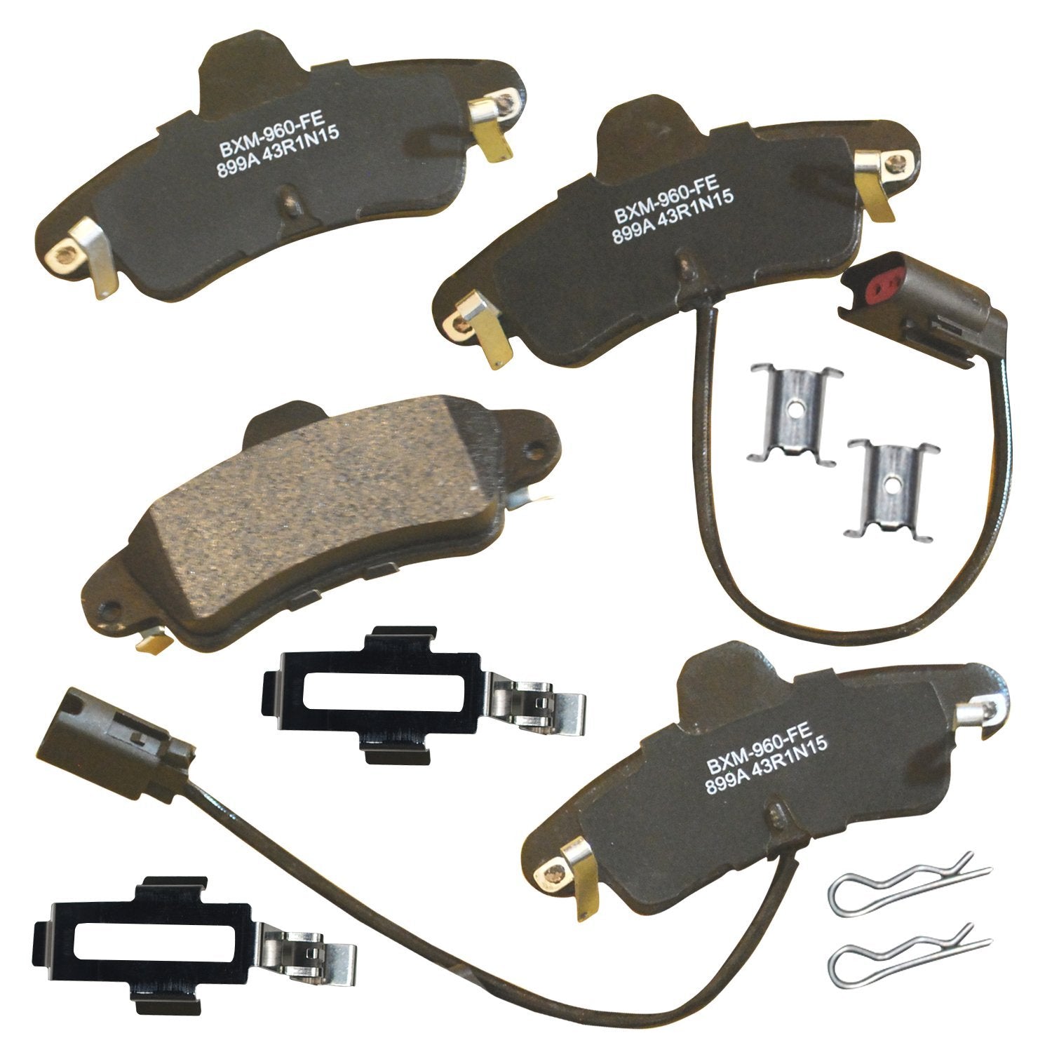 Bendix Premium Sbm899A Semi-Metallic Rear Brake Pads For Mercury Cougar 2002-1999