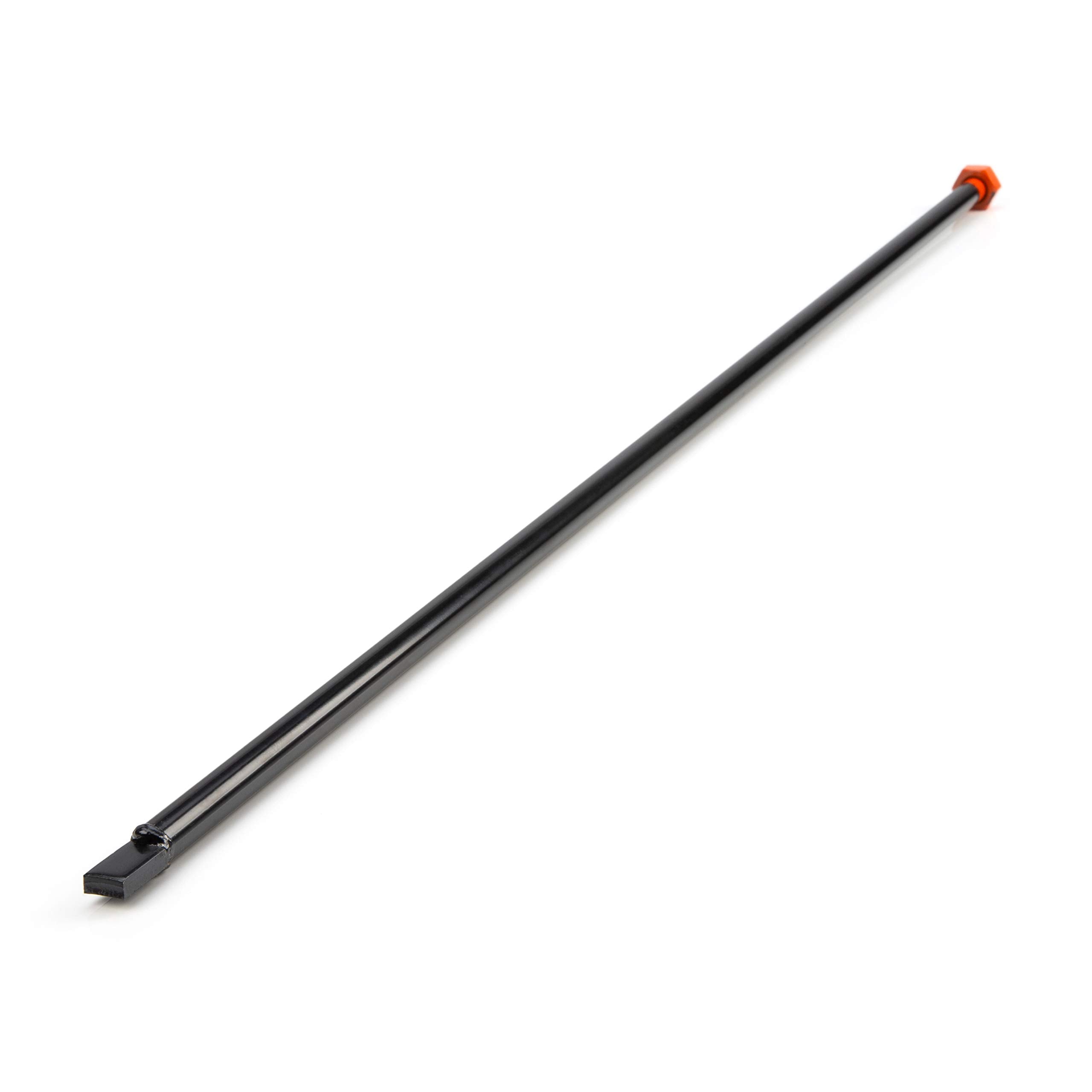 Steelman Flat Head Spare Tire Tool For Accessing Cradle-Mounted Spares, Ford/Gm/Dodge, 30 Inches Long For Deep Pulleys, Powder-C
