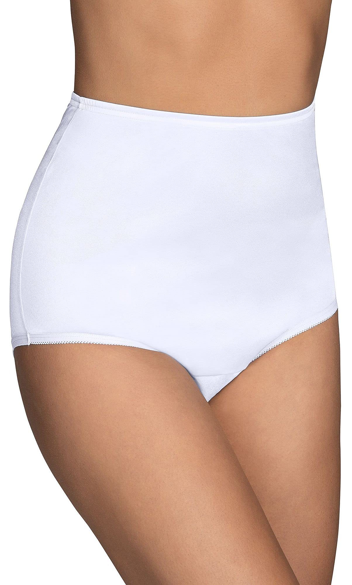 Vanity Fair Women'S Perfectly Yours Ravissant Tailored Nylon Brief #15712, Star White, 7
