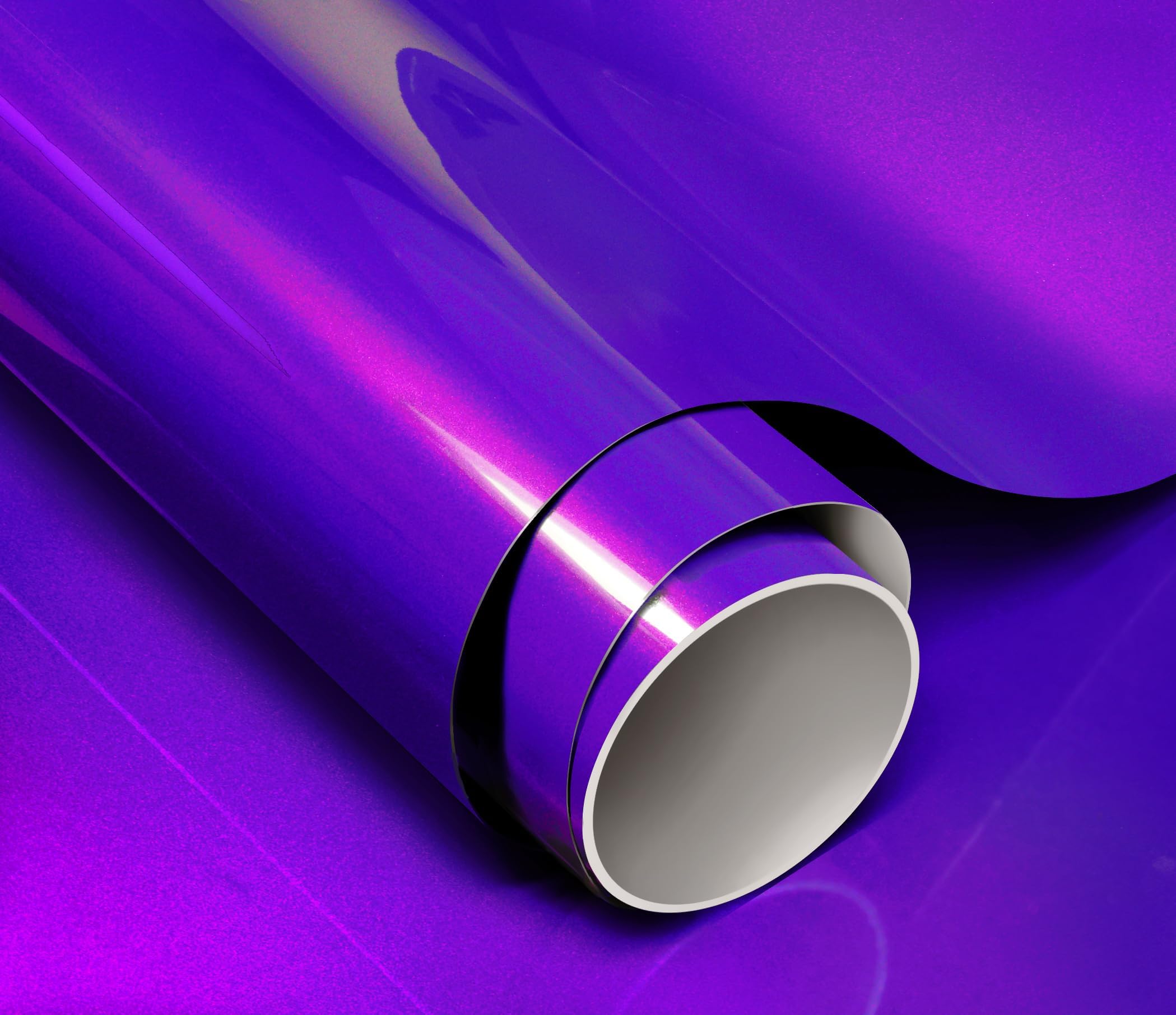 Colorfusion Ppf By Vvivid, Gloss Flip Purple Blast Dry Apply Ppf Vinyl Car Wrap Roll 60Ft X 5Ft