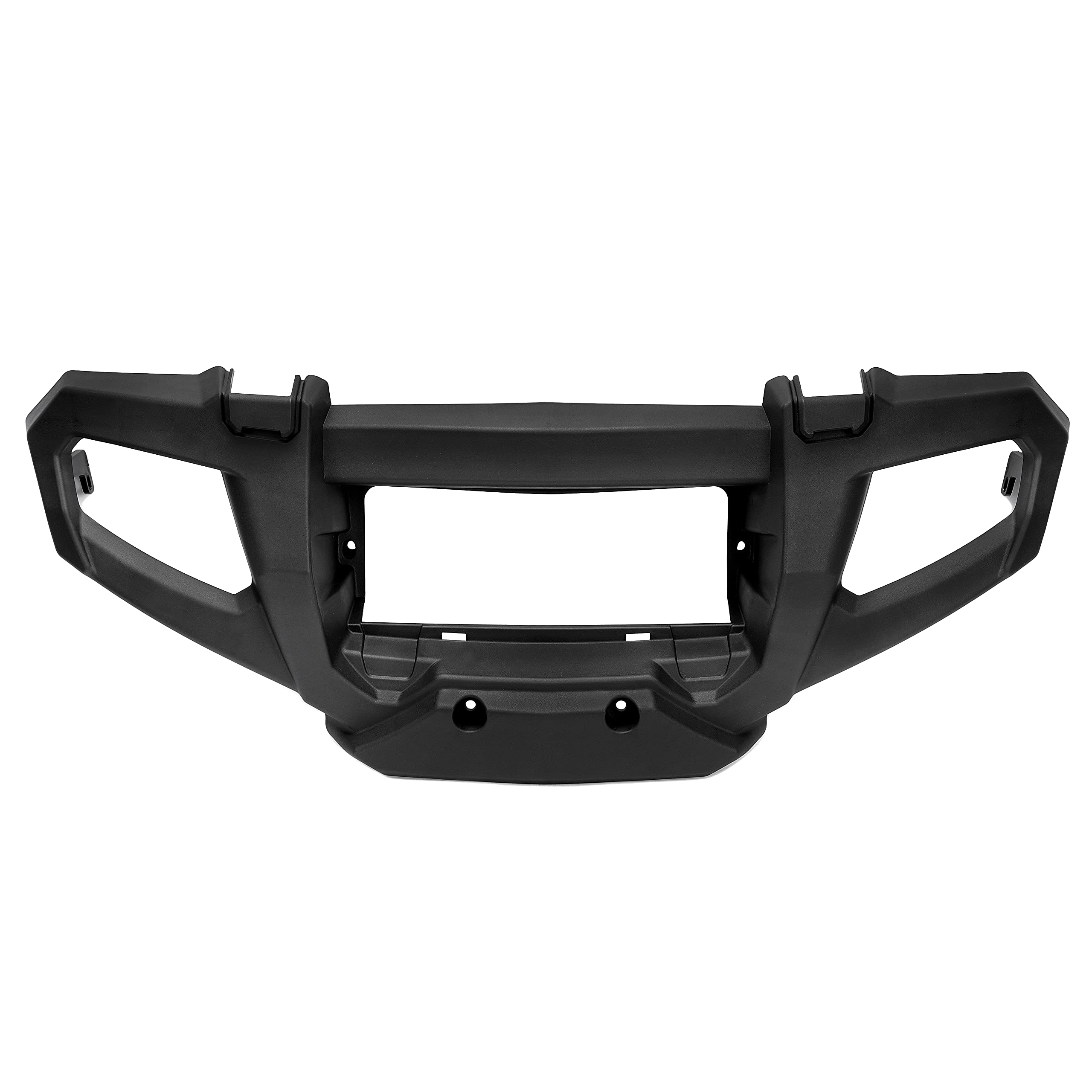 HECASA Front Bumper Brush Guard for 2006-2010 Polaris Sportsman ATV, Black, Model MO-314, Durable Plastic Construction