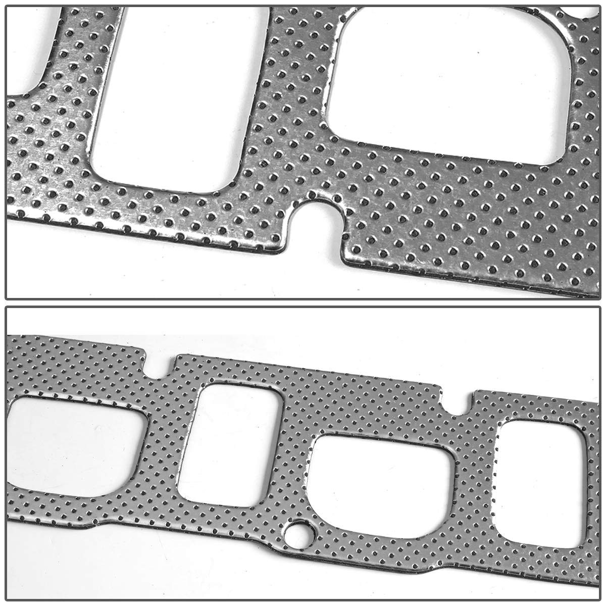 Aluminum Exhaust Manifold Header Gasket Set Compatible With 06-19 Dodge Ram Truck 5.7L V8