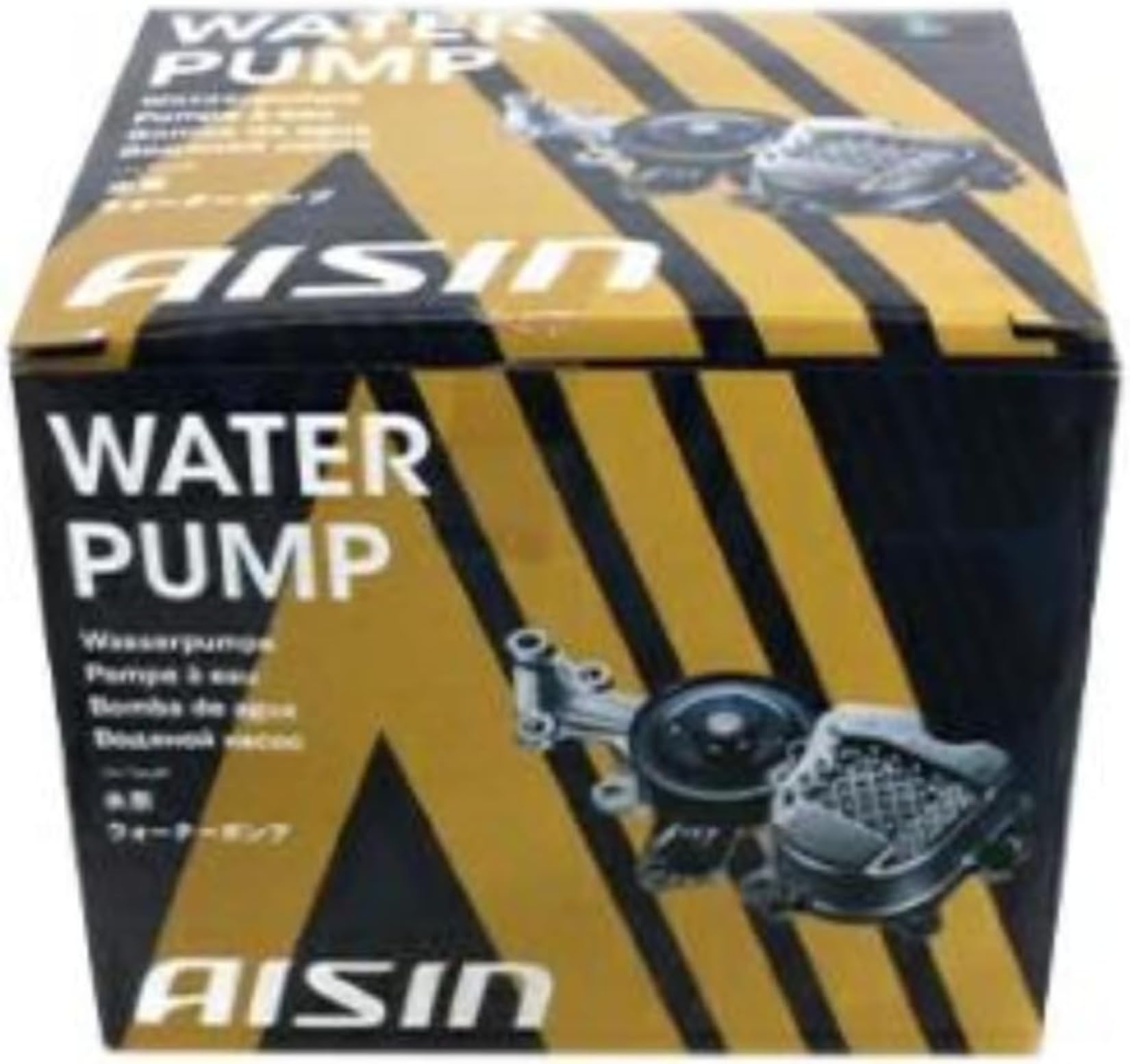 AISIN WPT-029 New Engine Water Pump with Gasket and Studs (4) - Compatible with Select Toyota Land Cruiser