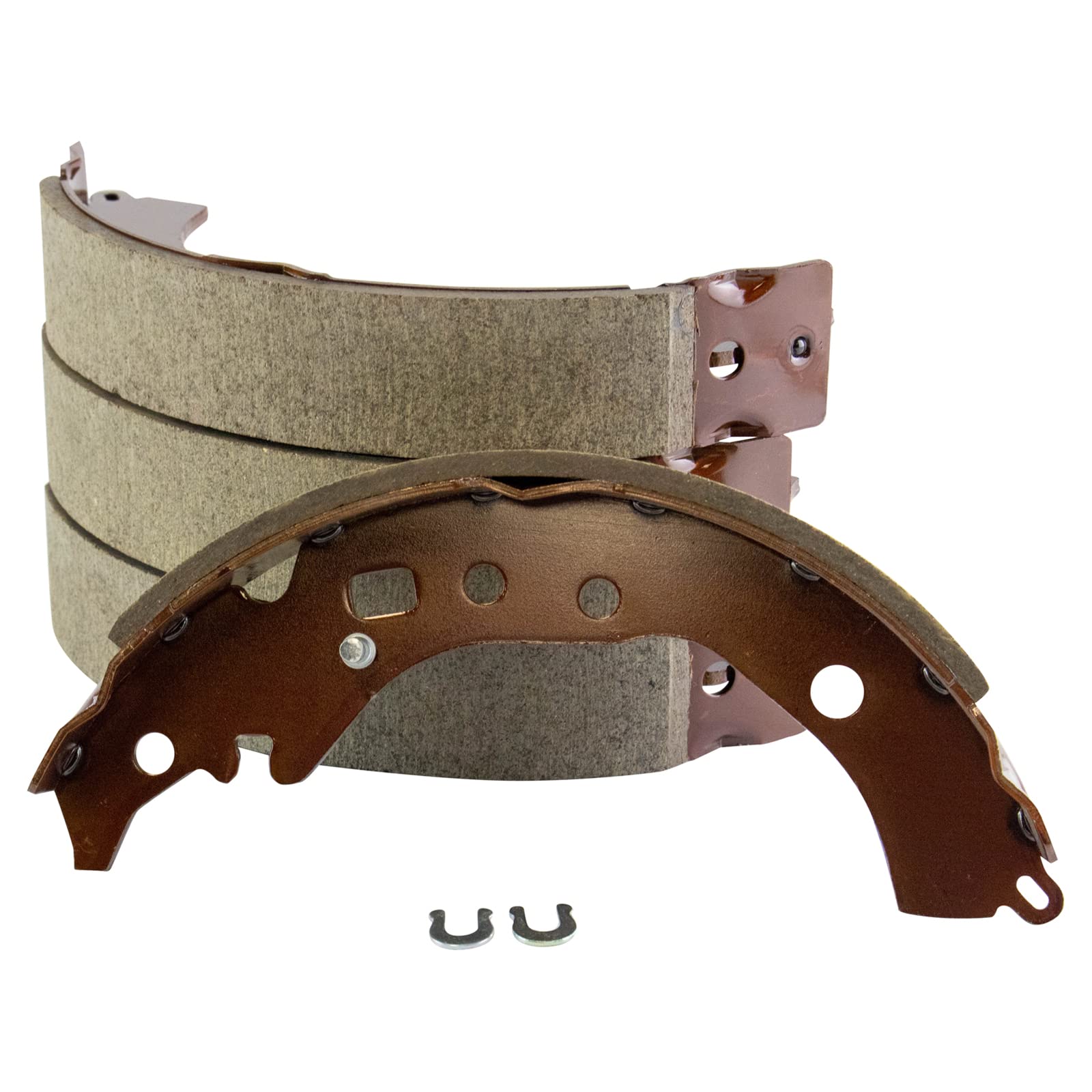 TRQ Rear Brake Pads & Rotors Kit - Alloy, Compatible with 2009-2015 Toyota Corolla, Model BKA19598