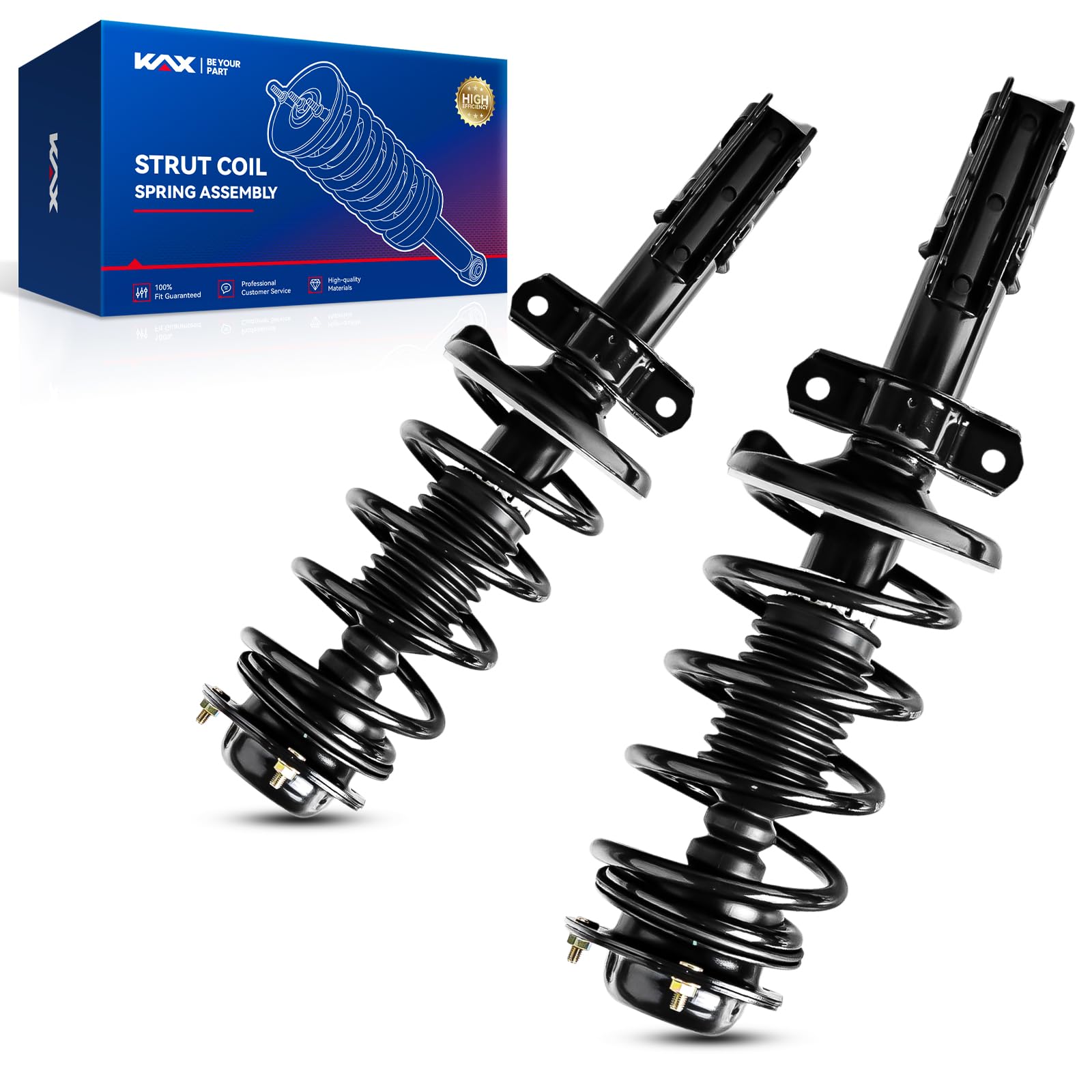 KAX Front Rear Complete Struts Compatible with 1500 2011-2018, 1500 Classic 2019-2024, Ram 1500 2009-2010,Shocks Assembly Replac