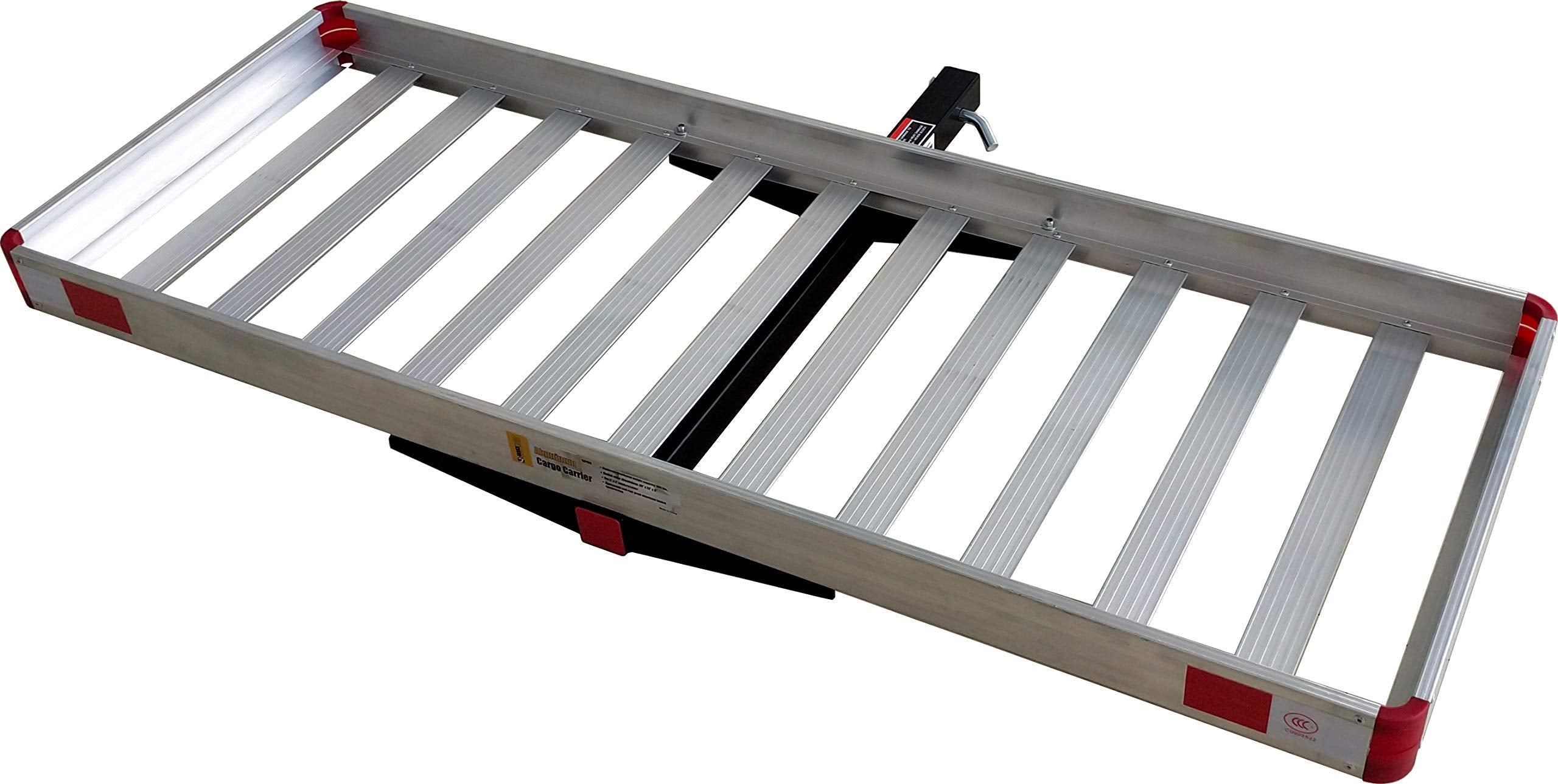 Maxxhaul 60 X 22 Aluminum Cargo Carrier Rack Basket For Luggage For Suv Truck Car Van - 500 Lbs. Capacity, Silver