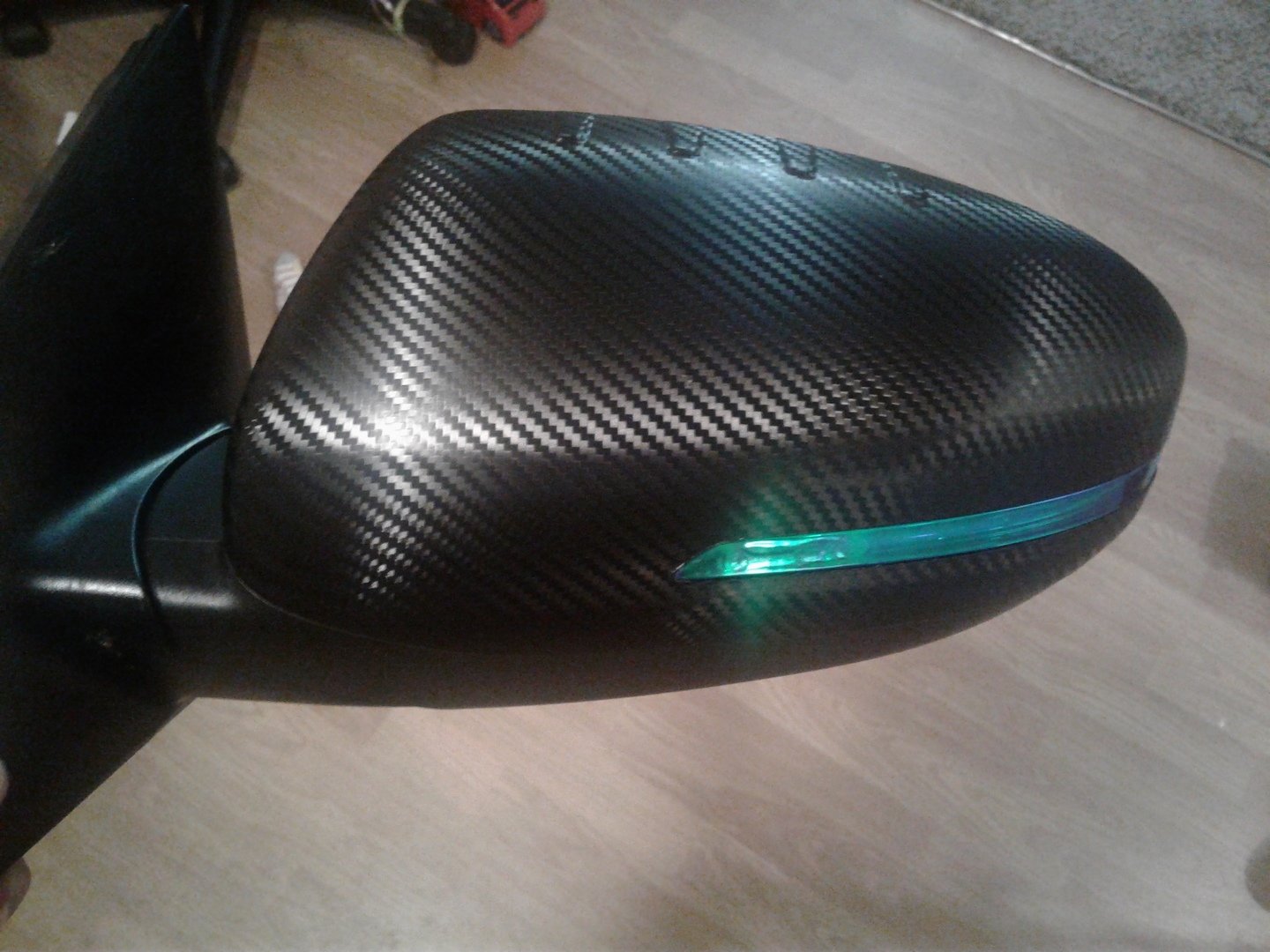 Vvivid+ Premium Black Carbon Fiber Vinyl Wrap Film (3Ft X 5Ft)