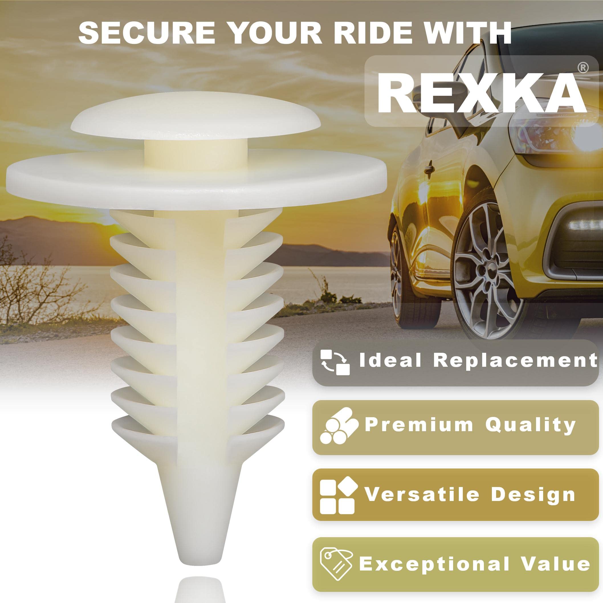 Rexka 15Pcs Door Trim Panel Retainer Clips 6503709 For Dodge Ram 1500 2500 3500 Pickup Chrysler