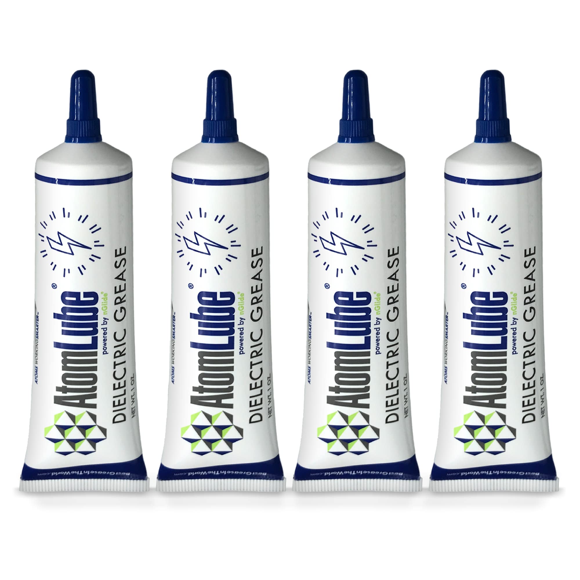 Atomlube Dielectric Grease, 4-Pack 1Oz Tube | Waterproof Dielectric Grease For Electrical Connectors, Switches, And Sensors | Sa