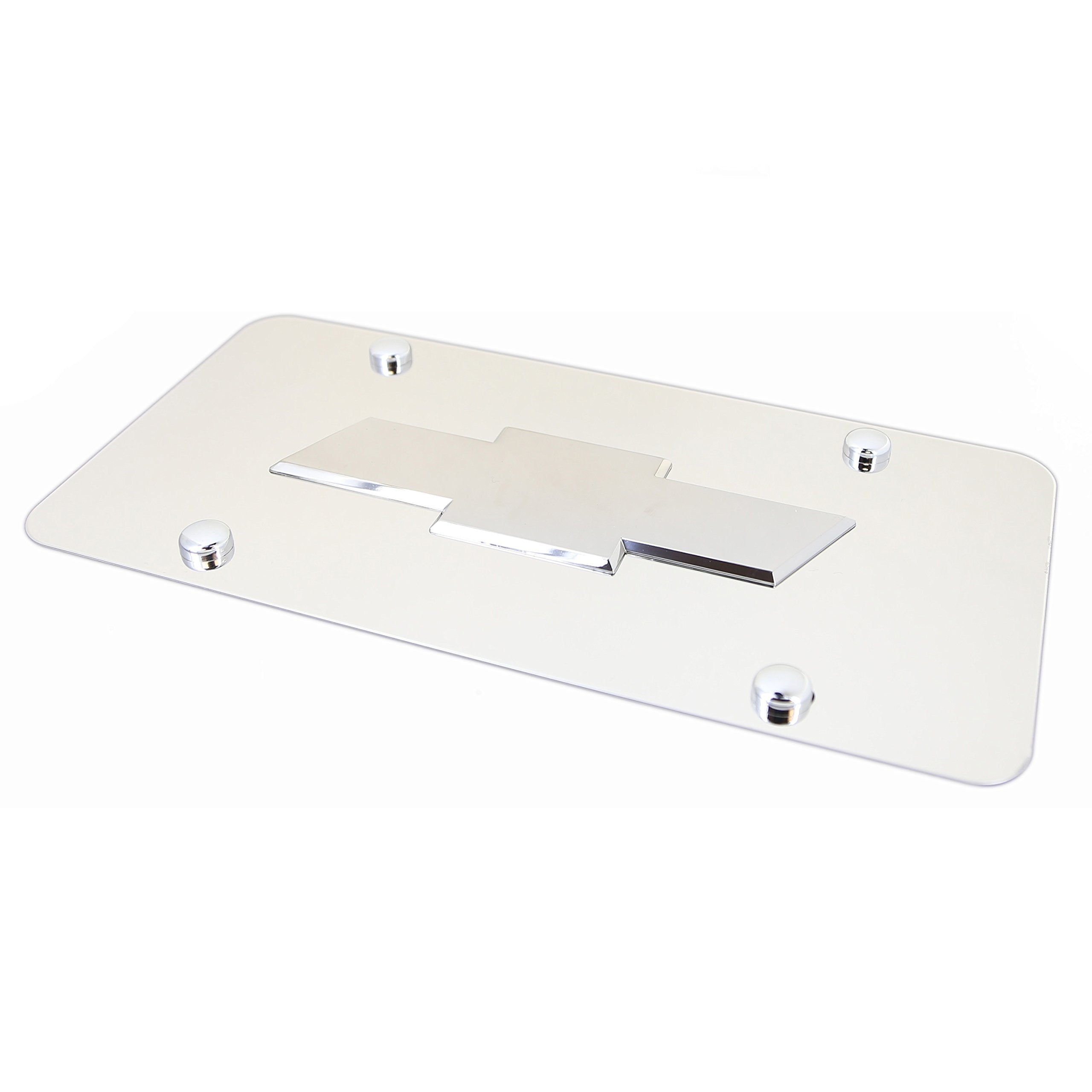Au-Tomotive Gold Compatible With Chevy Logo Front License Plate