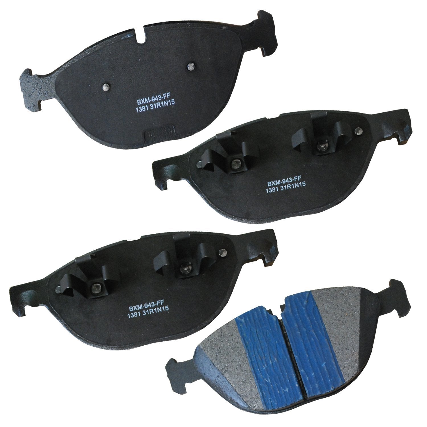 Bendix Premium Sbm1381 Semi-Metallic Front Brake Pads For Bmw X5 2018-2011, X6 2013-2008, X6 2016-2015, X6 2019-2018