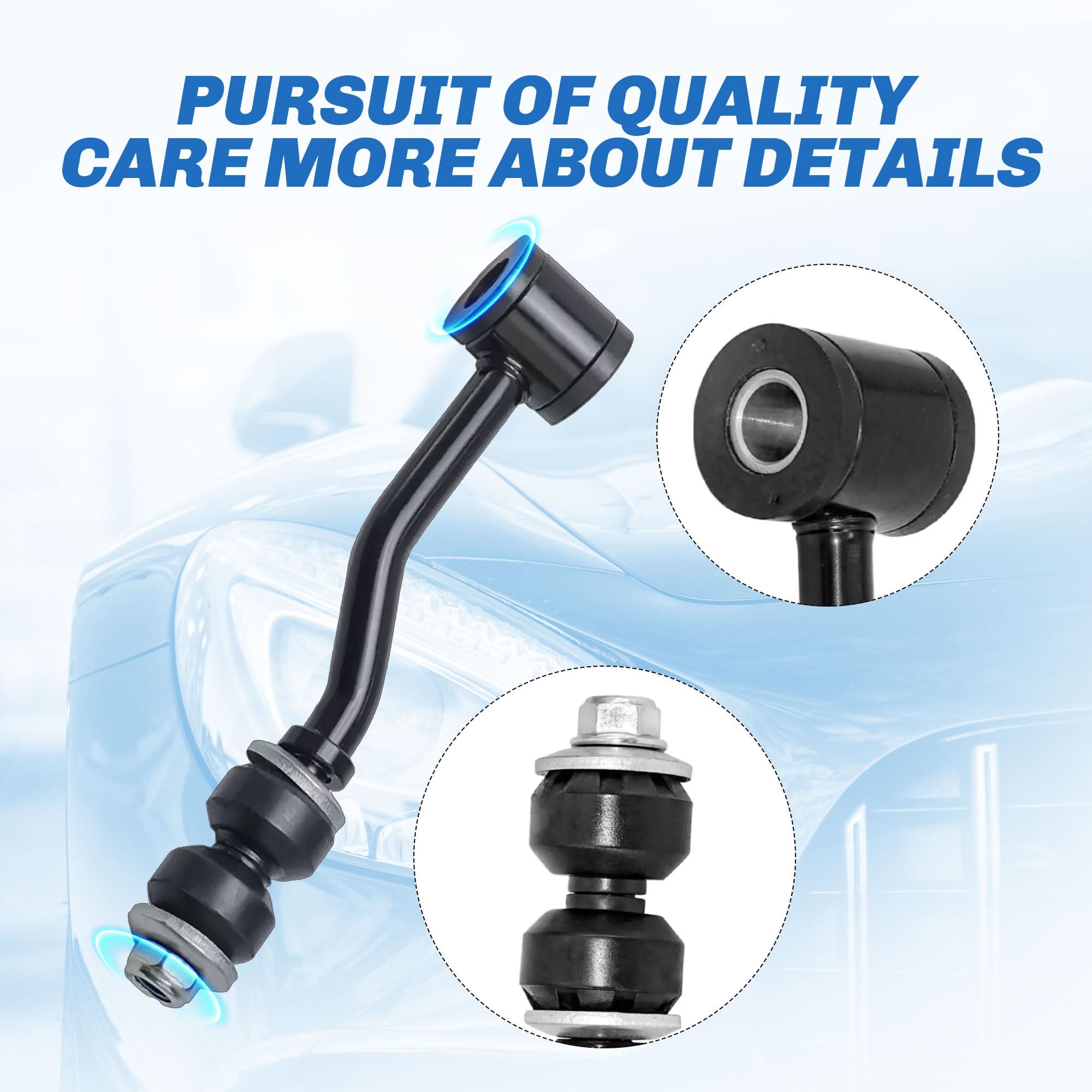 Rockplanet Sway Bar Link Front Compatible With Chrysler Sebring Dodge Avenger Dodge Caliber Jeep Compass Patriot Mitsubishi Outl
