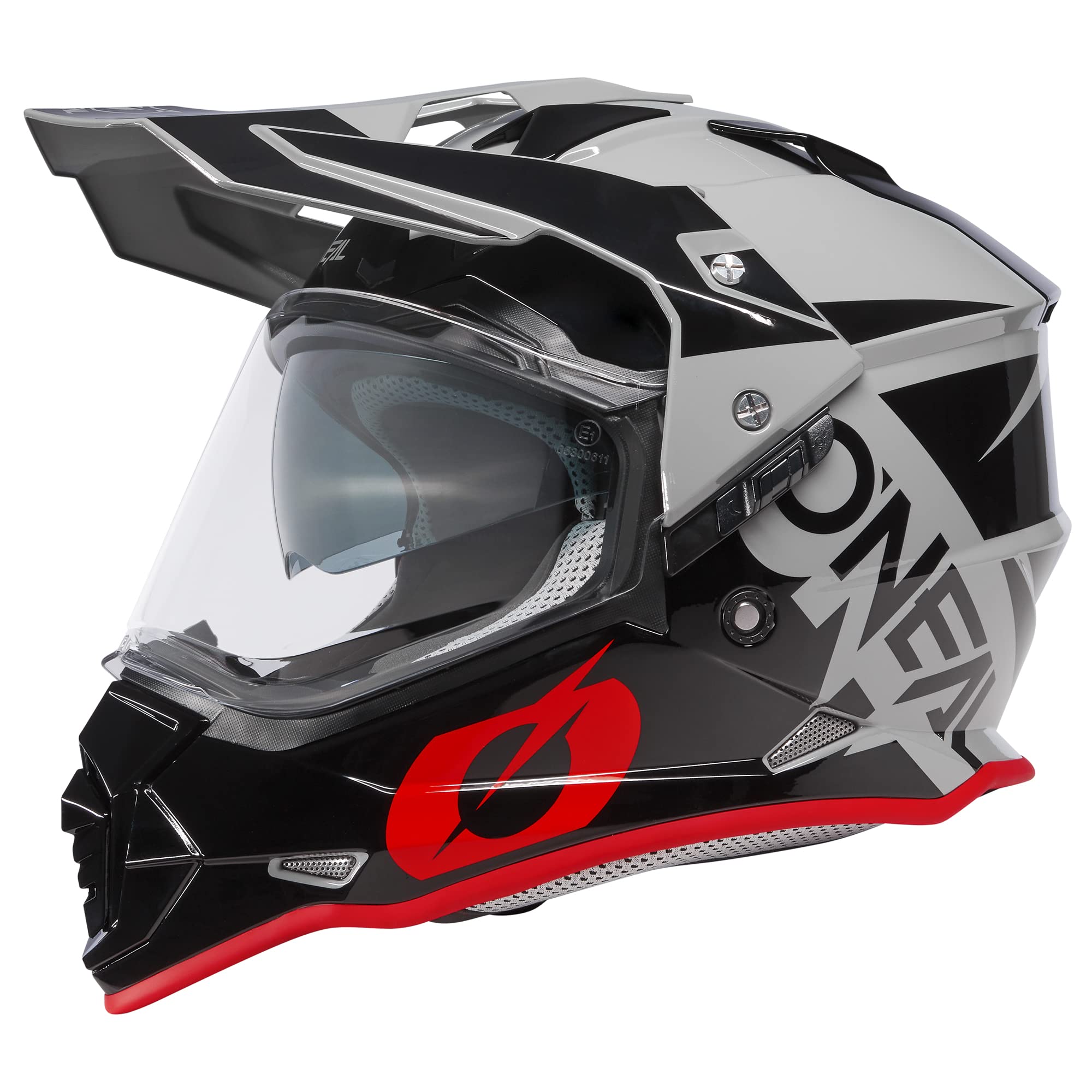 O'Neal Sierra Helmet, Gray/Black/Red Xl