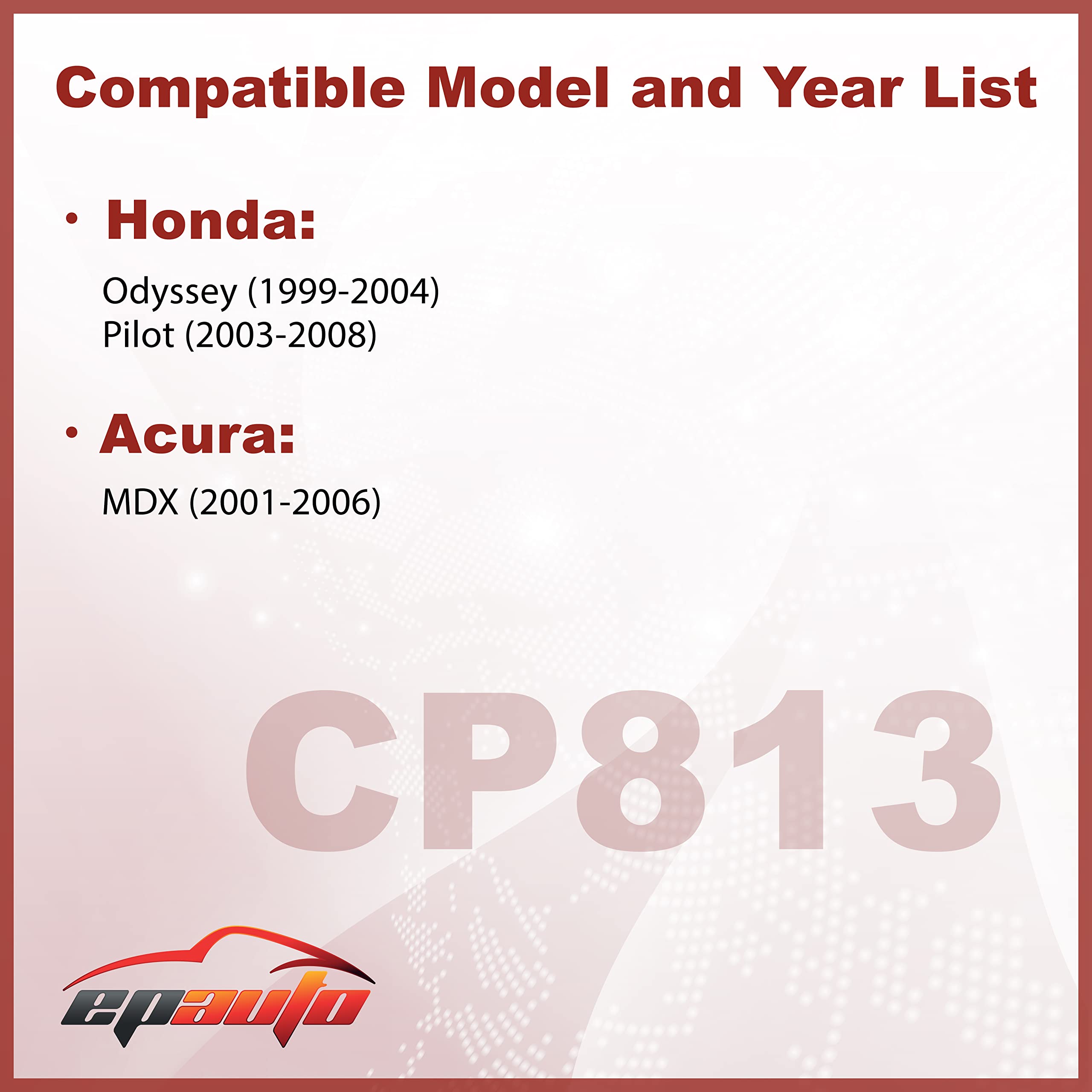 EPAuto Cabin Air Filter with Activated Carbon for Honda Odyssey, Pilot, Acura MDX - 1 Count, Model FC-032-1