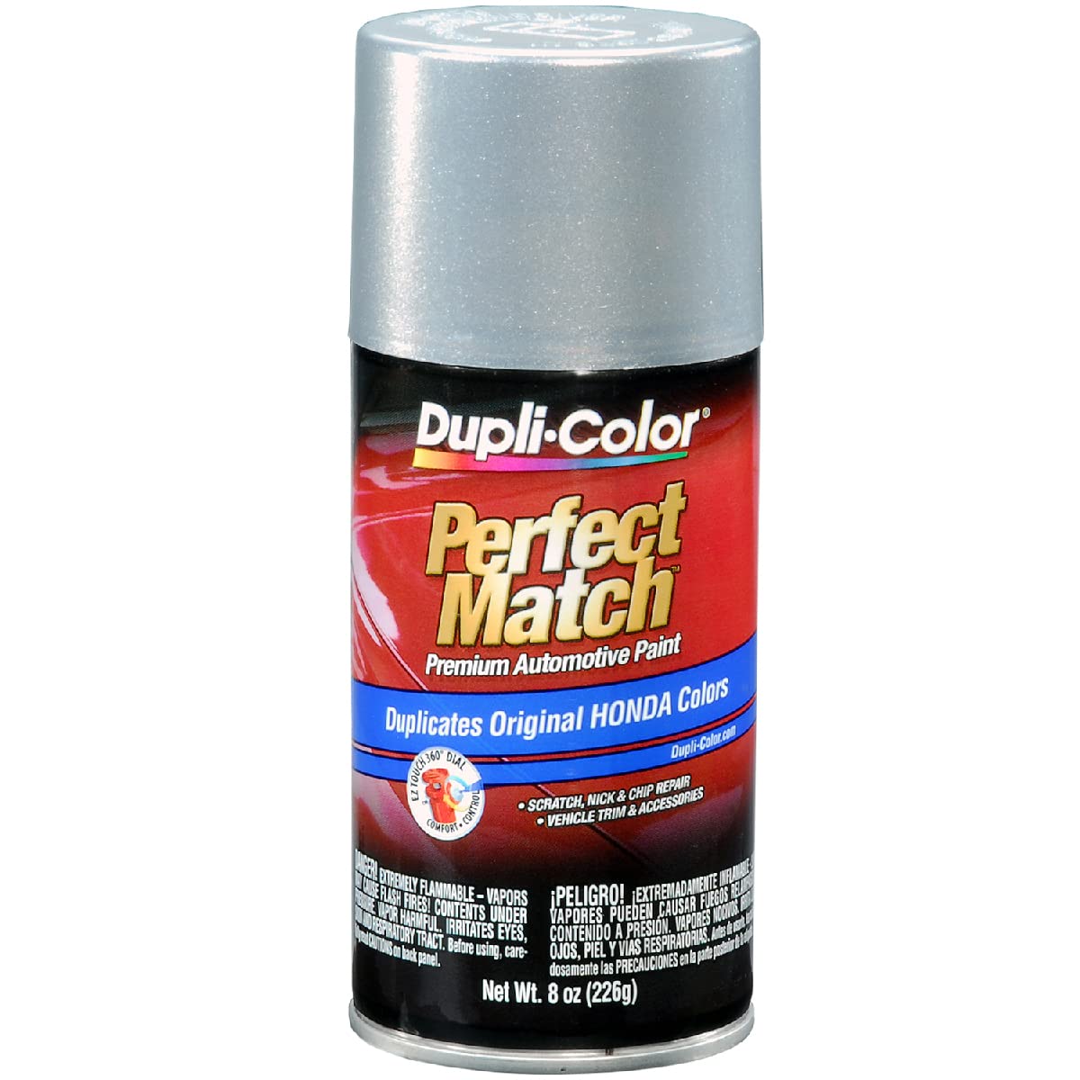 Dupli-Color Ebha09877 Perfect Match Automotive Spray Paint – Honda Alabaster Silver Metallic, Nh700M – 8 Oz. Aerosol Can