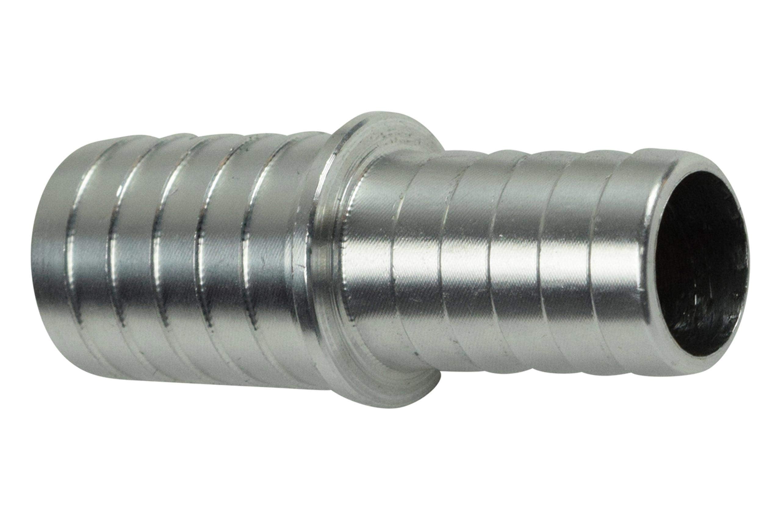 Ict Billet 5/8'' To 3/4'' Inch Hose Barb Splice Coupler Reducer Repair Fitting Adapter Connector Radiator Coolant Intercooler He