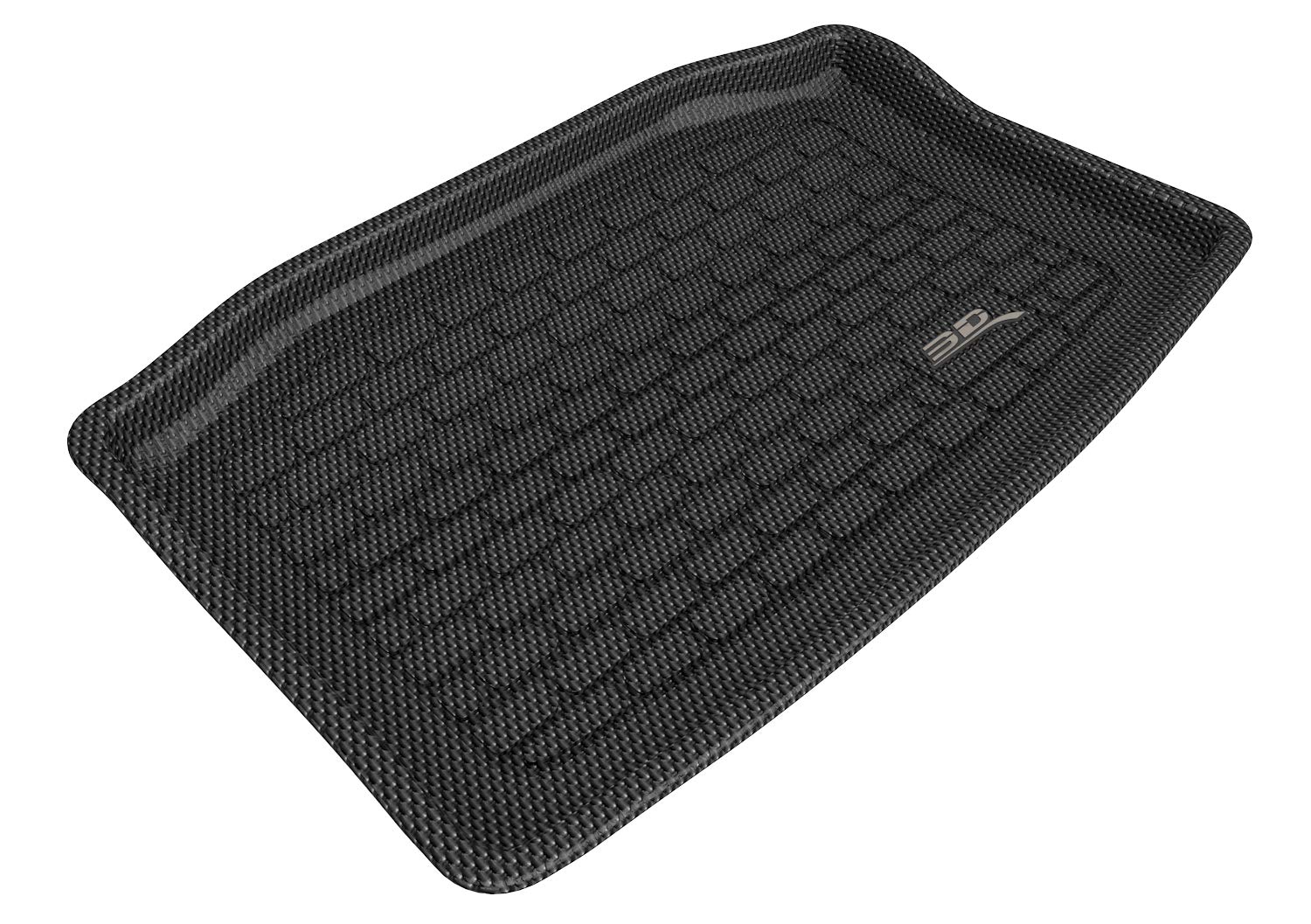 3D MAXpider Custom Fit Kagu Cargo Liner (Black) Compatible with Tesla Model 3 20182023  Rear Lower Cargo Liner
