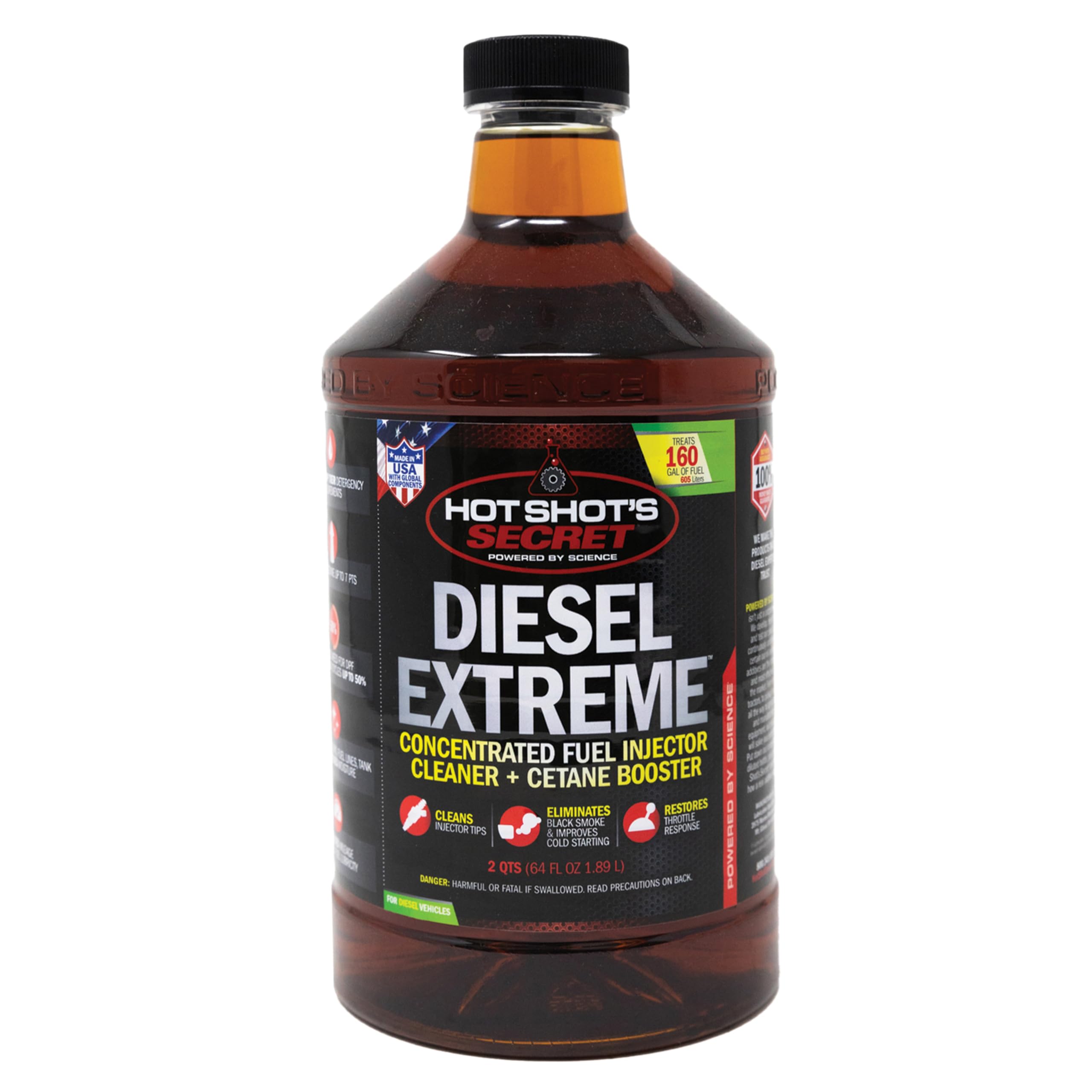 Hot Shot's Secret Diesel Extreme Clean and Boost - 64 fl. oz. - Amber - Model P040464Z