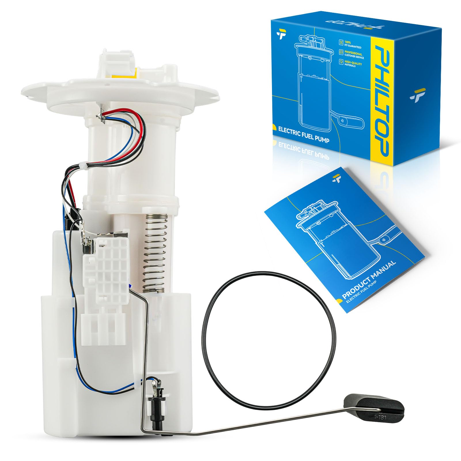 PHILTOP FG1242 Electric Fuel Pump Assembly Fit for FX35 2003-2008, Electric Fuel Pump Module Assembly Kit