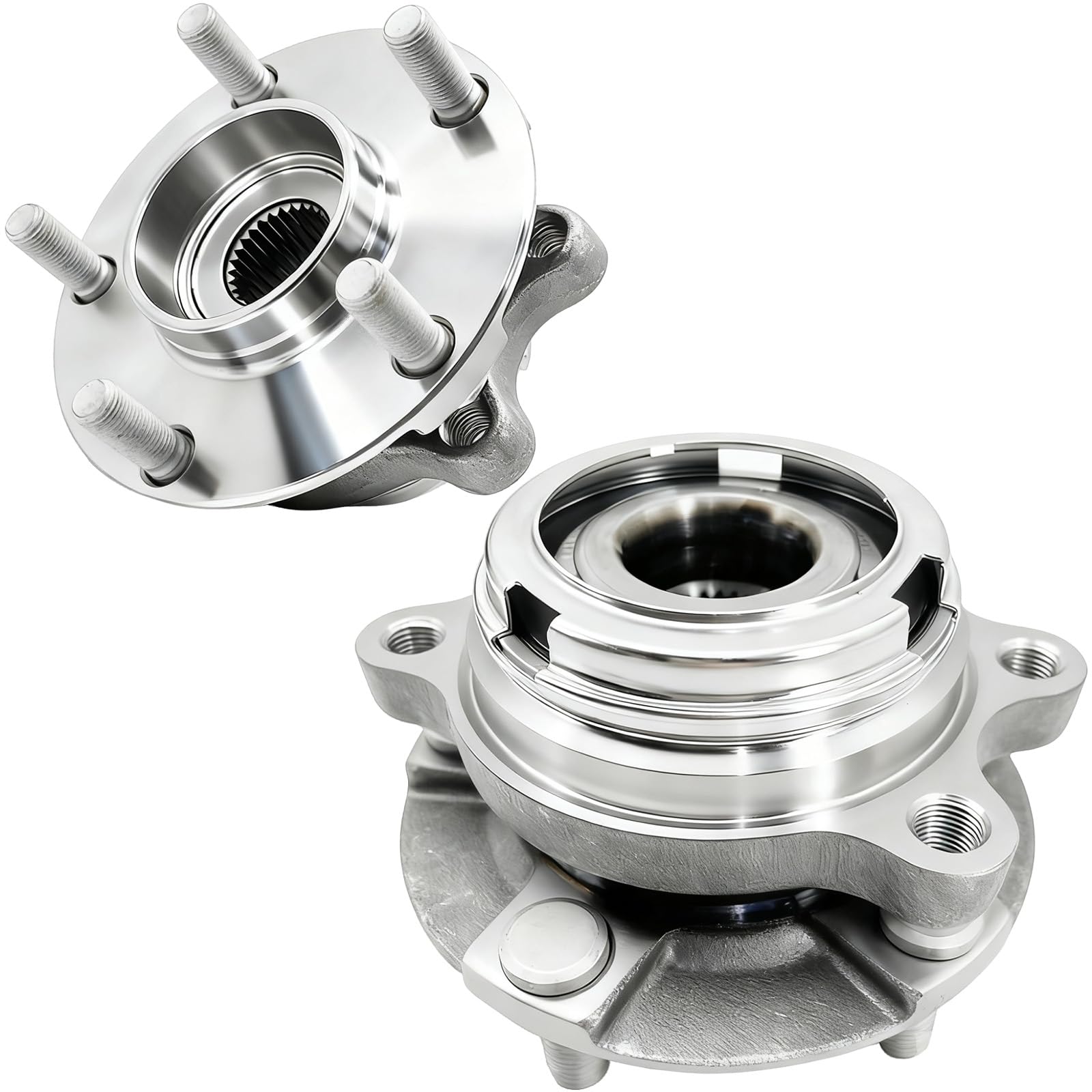 Aspligo 2Pcs 513294 Front Wheel Bearing Hub Assembly Compatible with Nissan Altima 2007 2008 2009 2010 2011 2012 (2.5L 4-Cylinde
