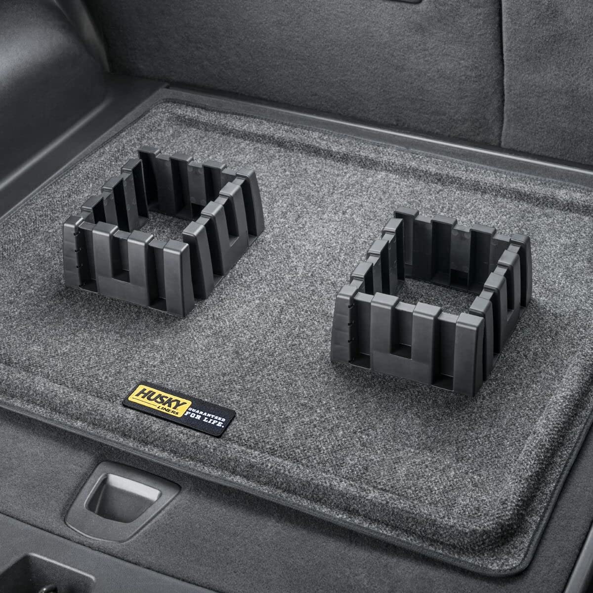 Husky | Cargo-Logic/Cargo Organizers | Universal Fitment | Medium Size, (Includes 30 X 36 Mat And Set Of 4 Cargo Logic Loks)