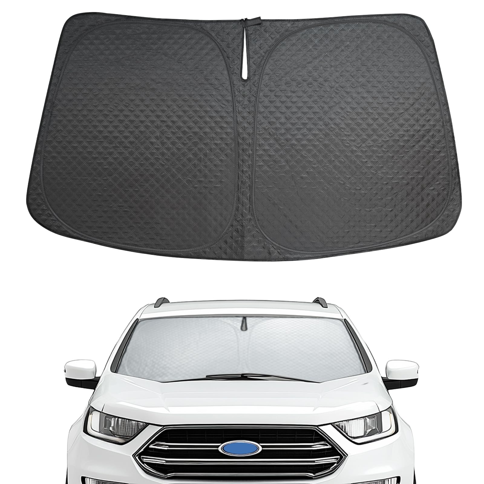 Car Windshield Sun Shade for Ford Edge SUV 20152024 20255 Layers Thick Front Window Sunshade Sun Visor Accessories  Protector