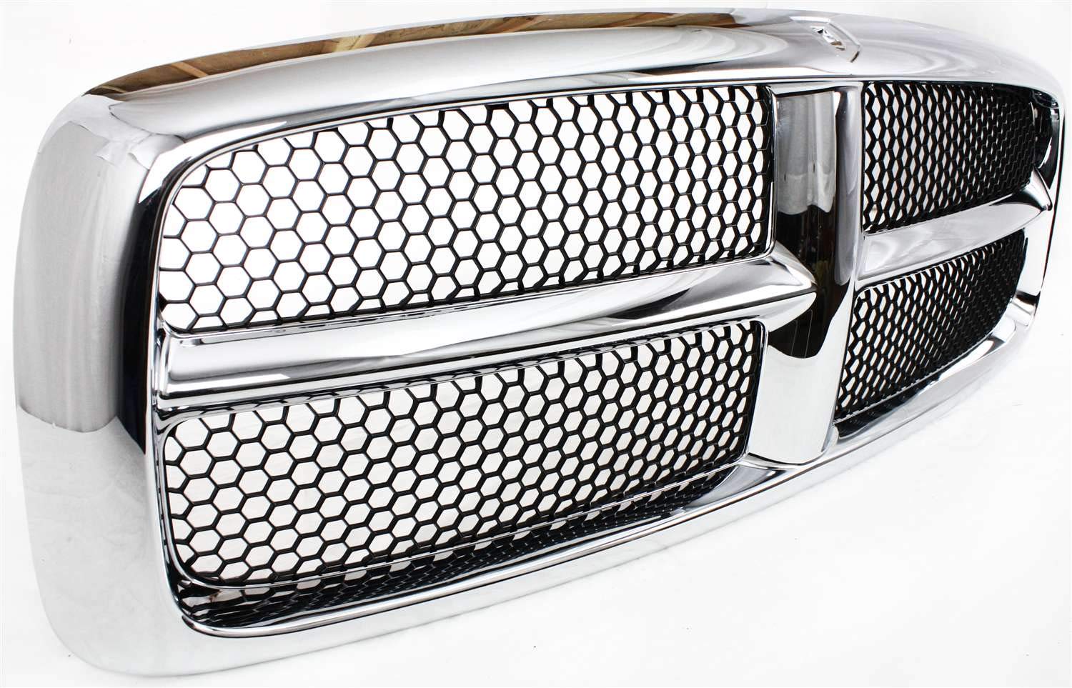 Garage-Pro Grille Assembly for 2002-2005 Dodge Ram 1500, 2003-2005 Ram 2500/3500, Chrome Shell, Honeycomb Insert, Plastic