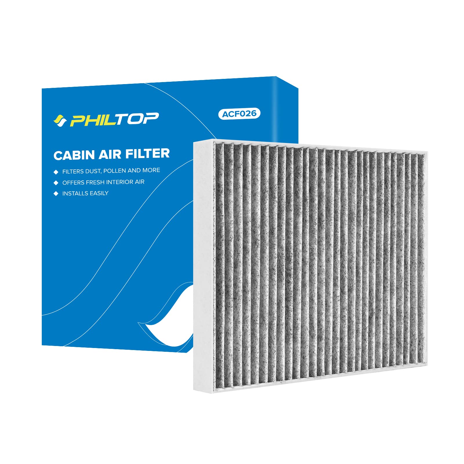 Philtop Cabin Air Filter, Replacement For Cf11176, Explorer 2011-2019, Taurus 2009-2019, Flex 2009-2019, Premium Acf026 Cabin Fi