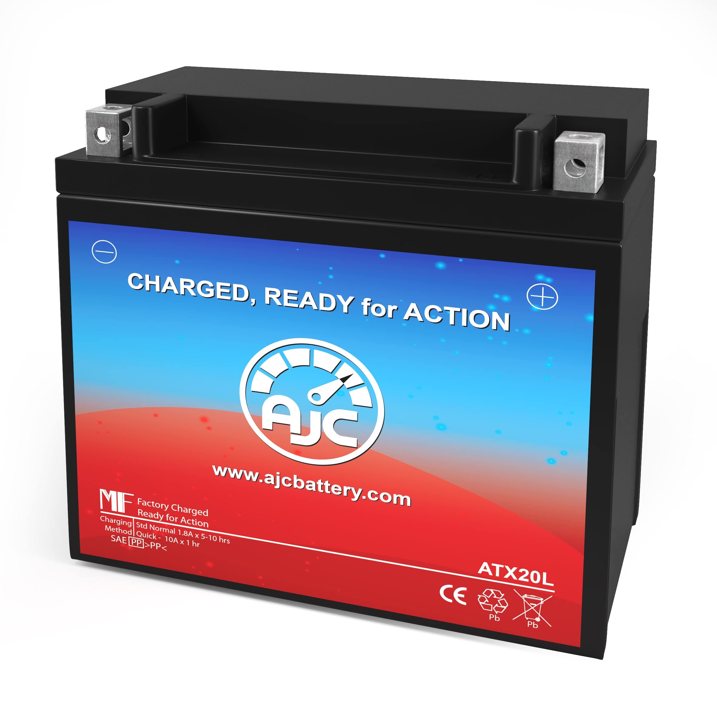 Ajc Battery Compatible With Harley-Davidson Heritage Softail Classic 1690Cc Motorcycle Battery (1986-2017)