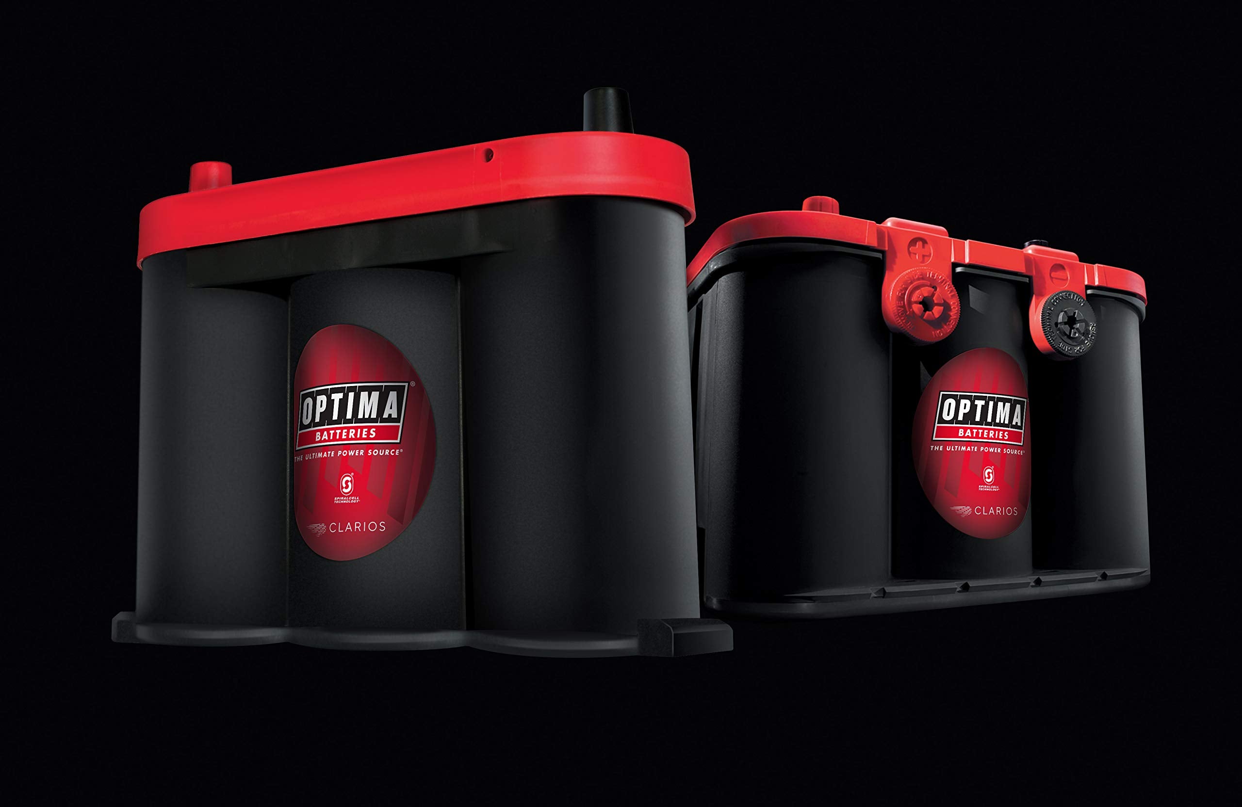 OPTIMA Batteries High Performance 75/25 RedTop Sealed AGM Car, Truck, and SUV Starting Battery, 720 CCA, Dual SAE and GM Termina