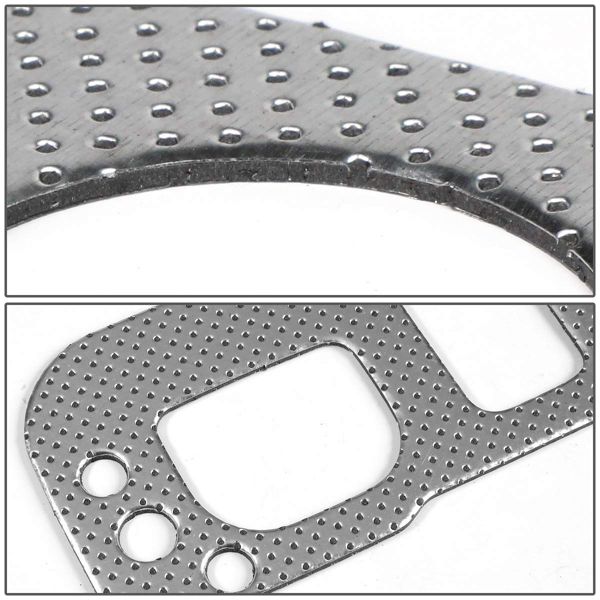 Aluminum Exhaust Manifold Header Gasket Set Compatible With 06-19 Dodge Ram Truck 5.7L V8