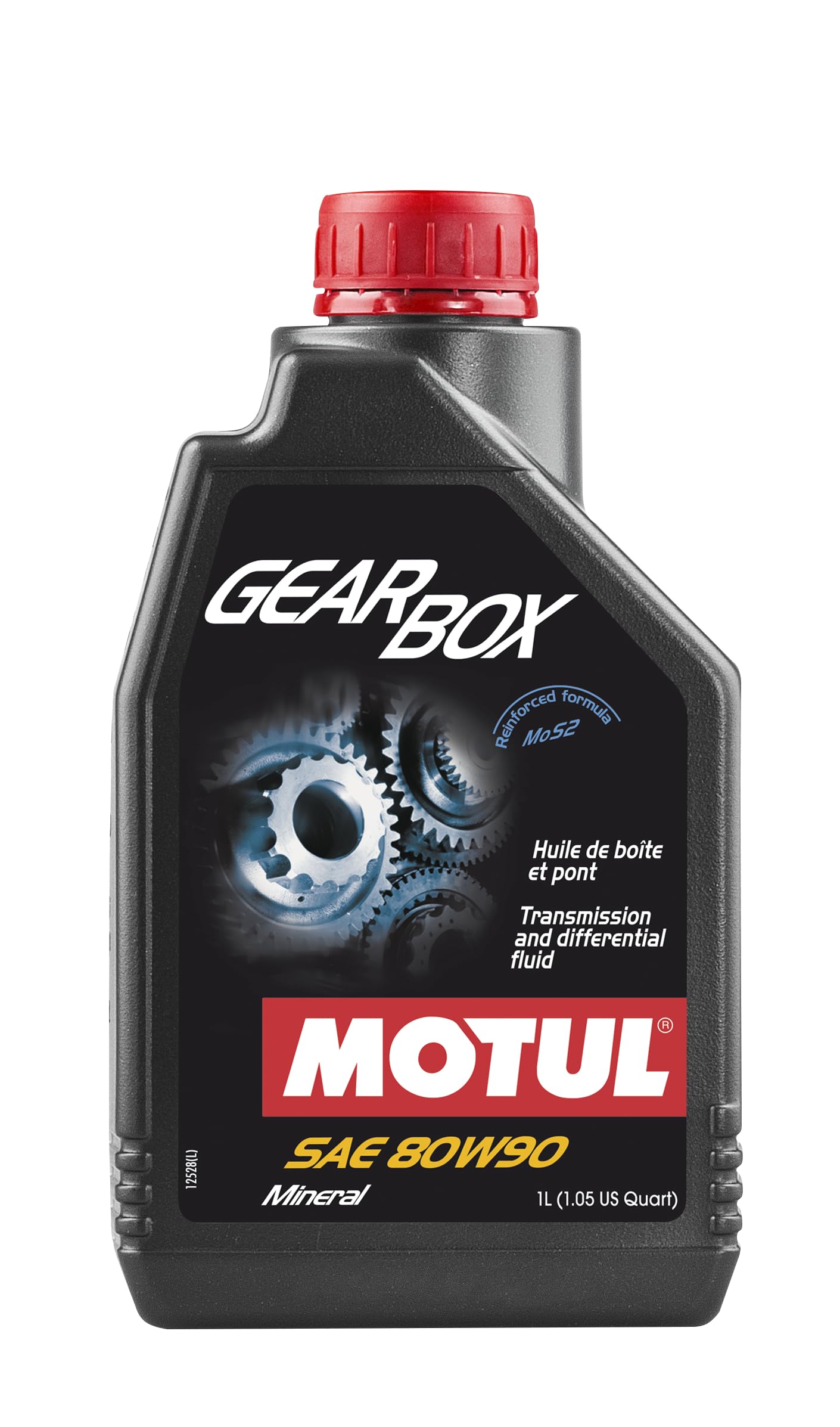 Motul Gearbox 80W90 Manual Transmission & Differential Fluid - Mineral Gear Oil with MoS2, API GL-4/GL-5 Extreme Pressure Protec