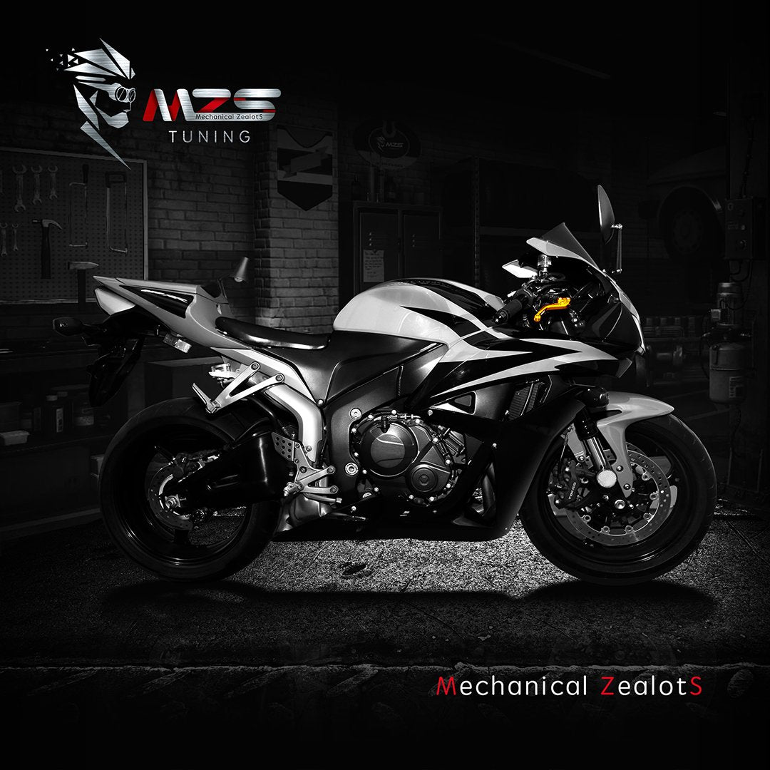 Mzs Gold Motorcycle Brake Clutch Levers Adjustable Short Compatible With Grom Msx125 14-25 / Cbr500R Cb500F Cb500X 13-21 / Monke