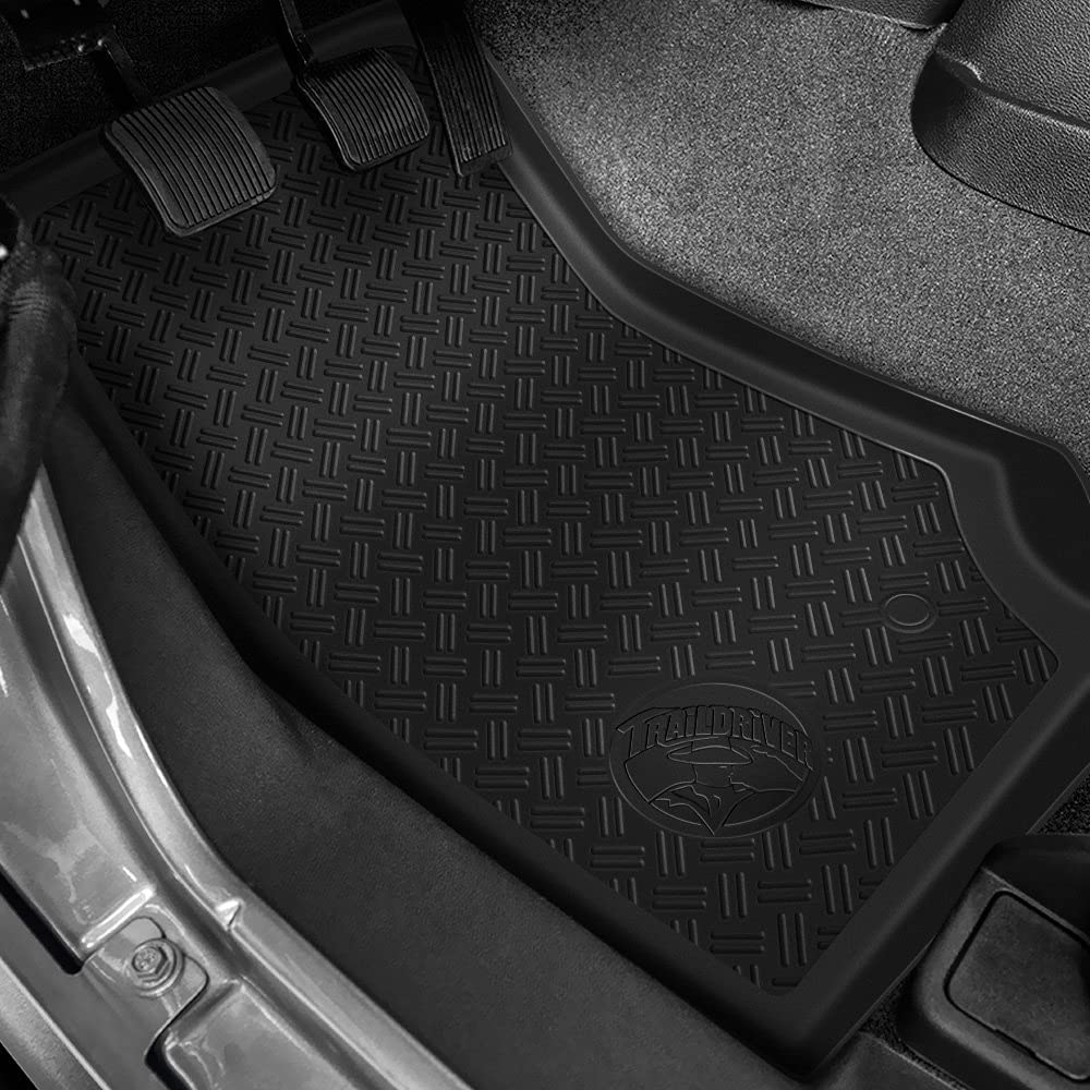 Paramount 3Pcs Front And Rear Floor Liners 59-1127 2014-2018 Jeep Jk Wrangler