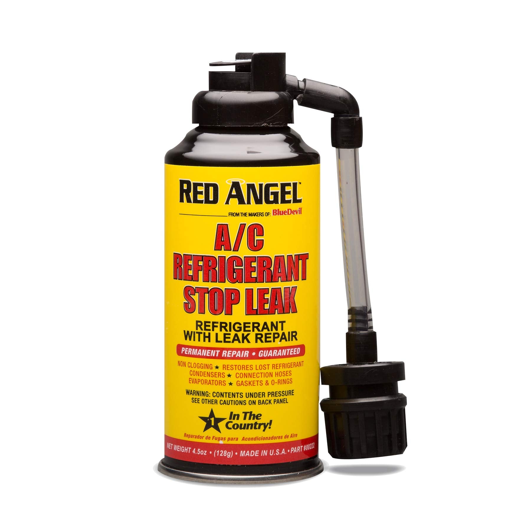 Red Angel 00222 A/C Stop Leak & Conditioner  4.5 Ounce