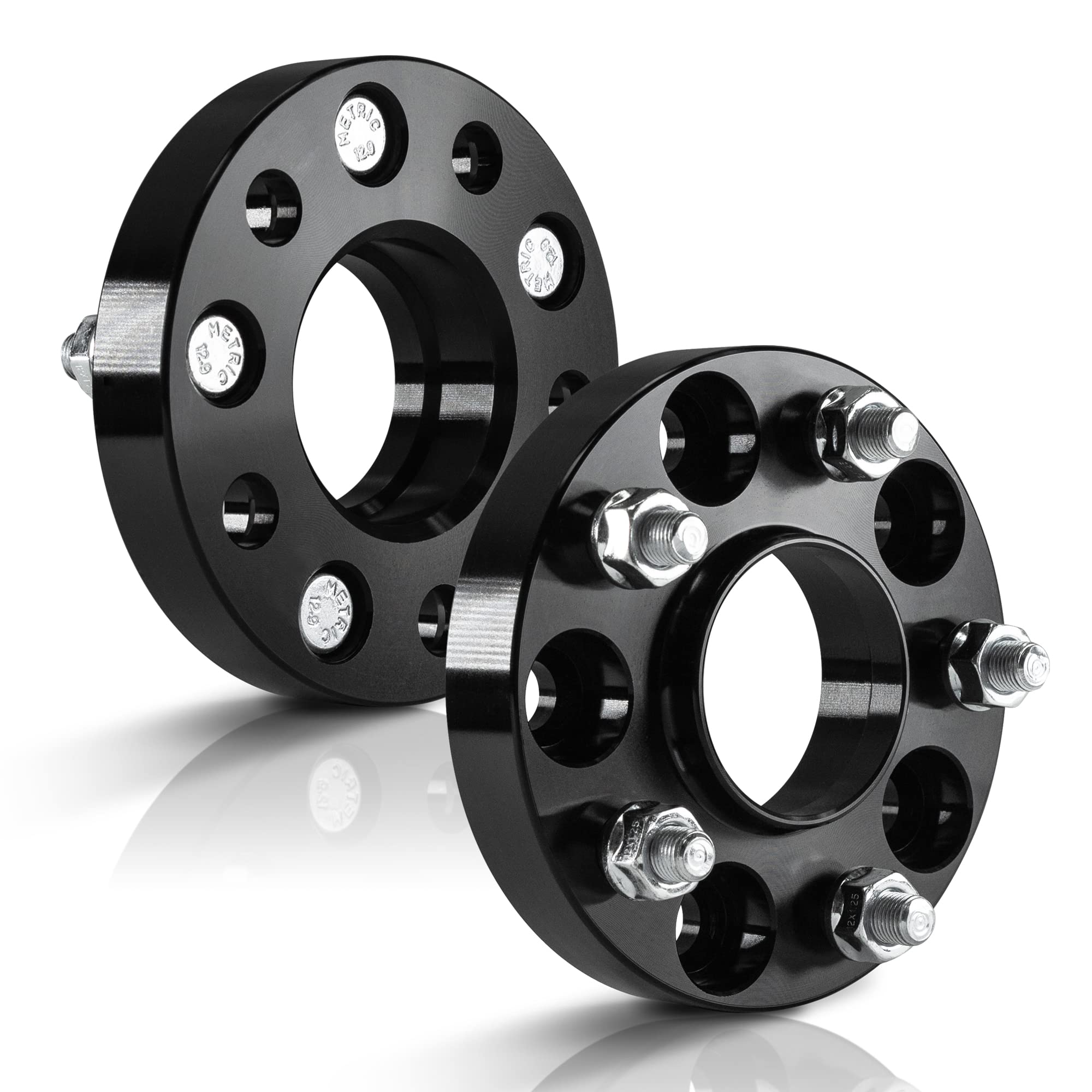 Customadeonly 15mm Hubcentric Black Wheel Spacers 5x100 Compatible for Toyota Corolla Prius Camry Matrix Celica, Scion tC xD, Le