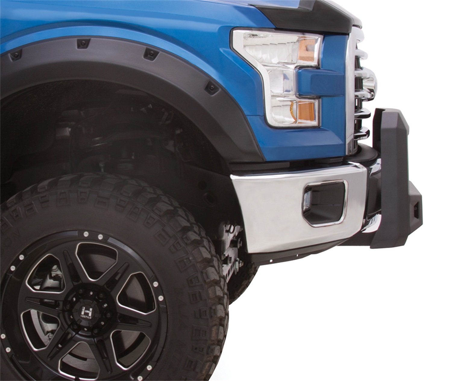 Lund 86521205 Revolution Bull Bar With Integrated Led Light Bar, Black Steel For 2010-2018 Dodge Ram 2500/3500