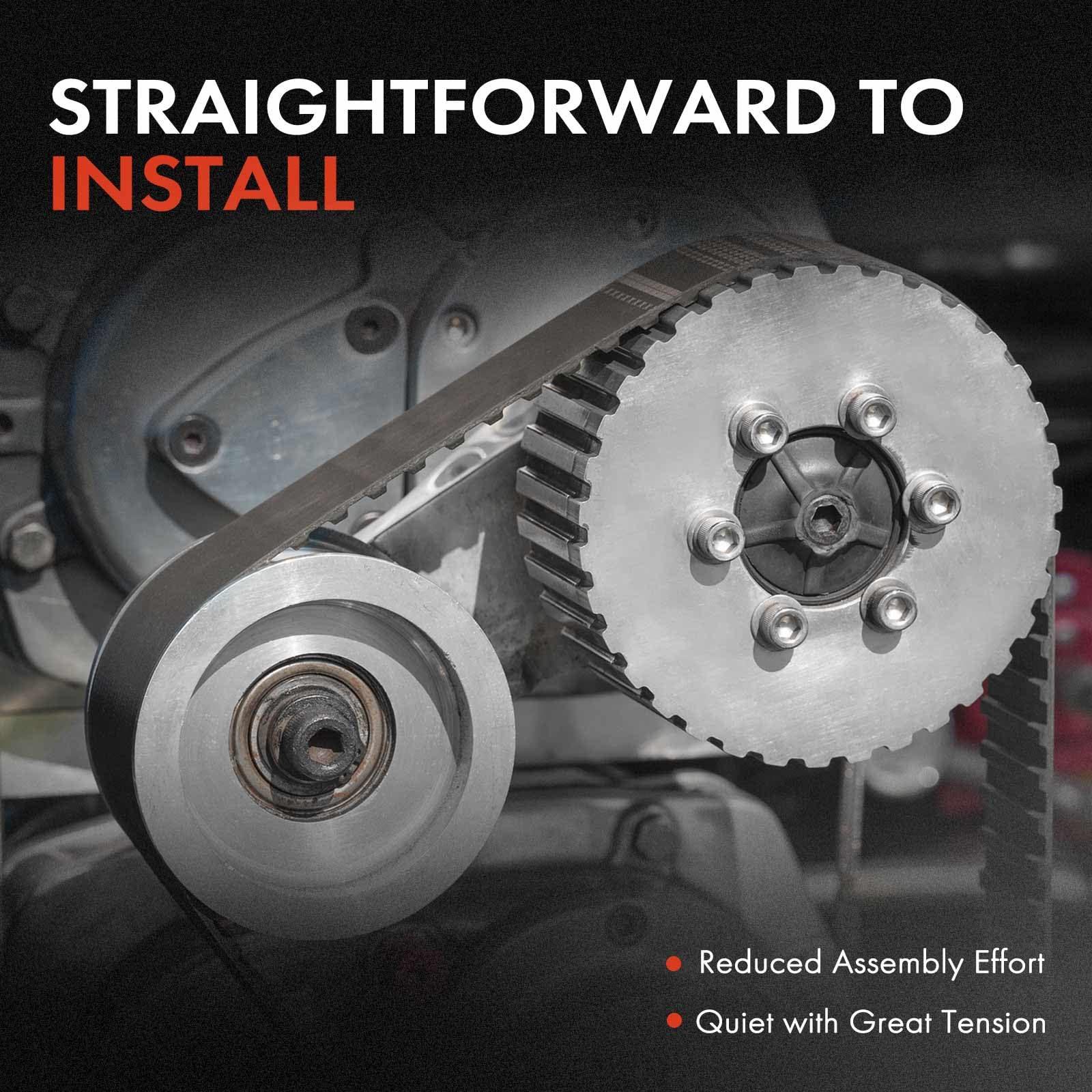 A-Premium Belt Tensioner Assembly with Pulley Compatible with Chevrolet Cruze 2011-2016, Sonic 2012-2019, Trax 2013-2020, Cruze