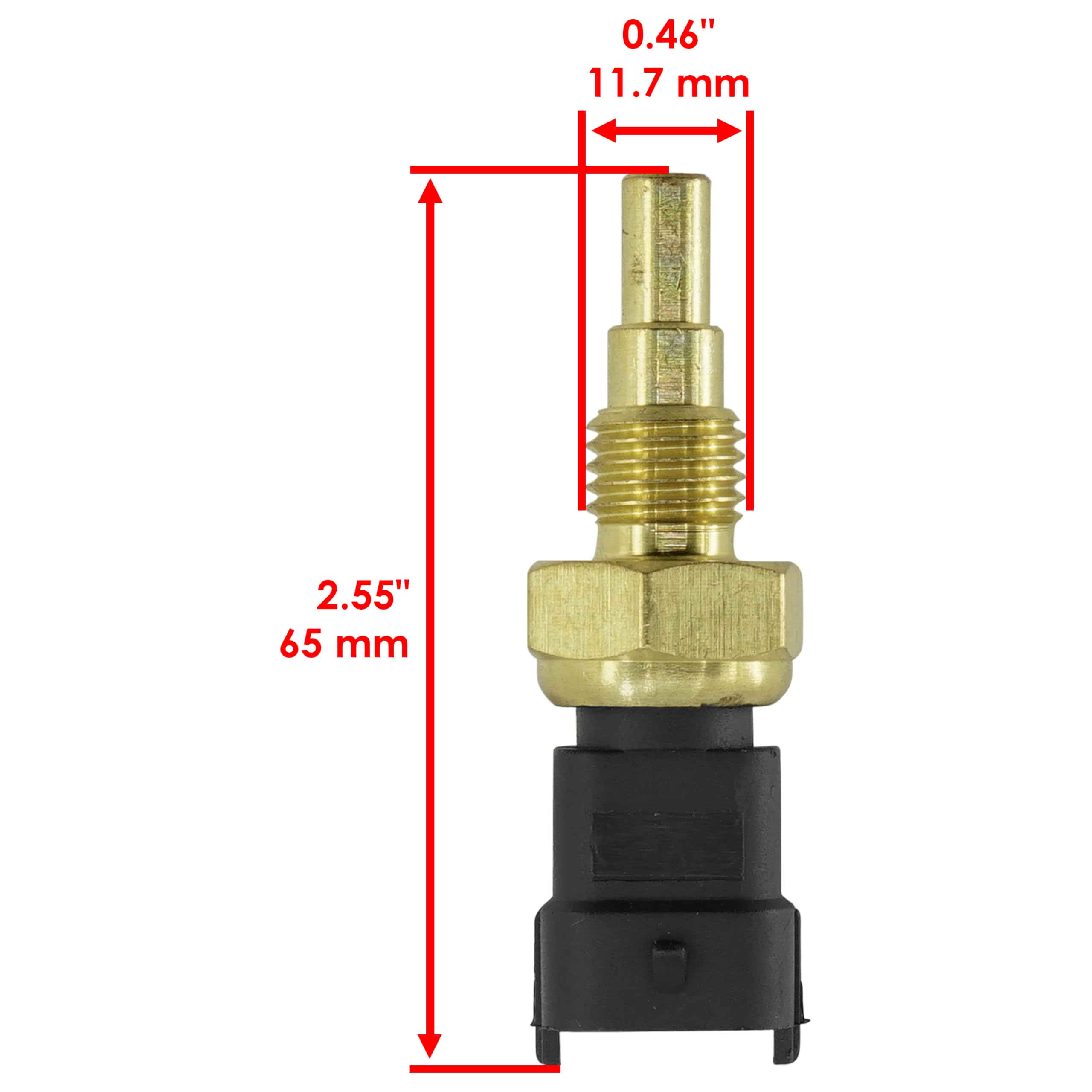 Caltric Thermister Temp Sensor Switch Compatible with Polaris RZR S 800 Efi 2009-2014