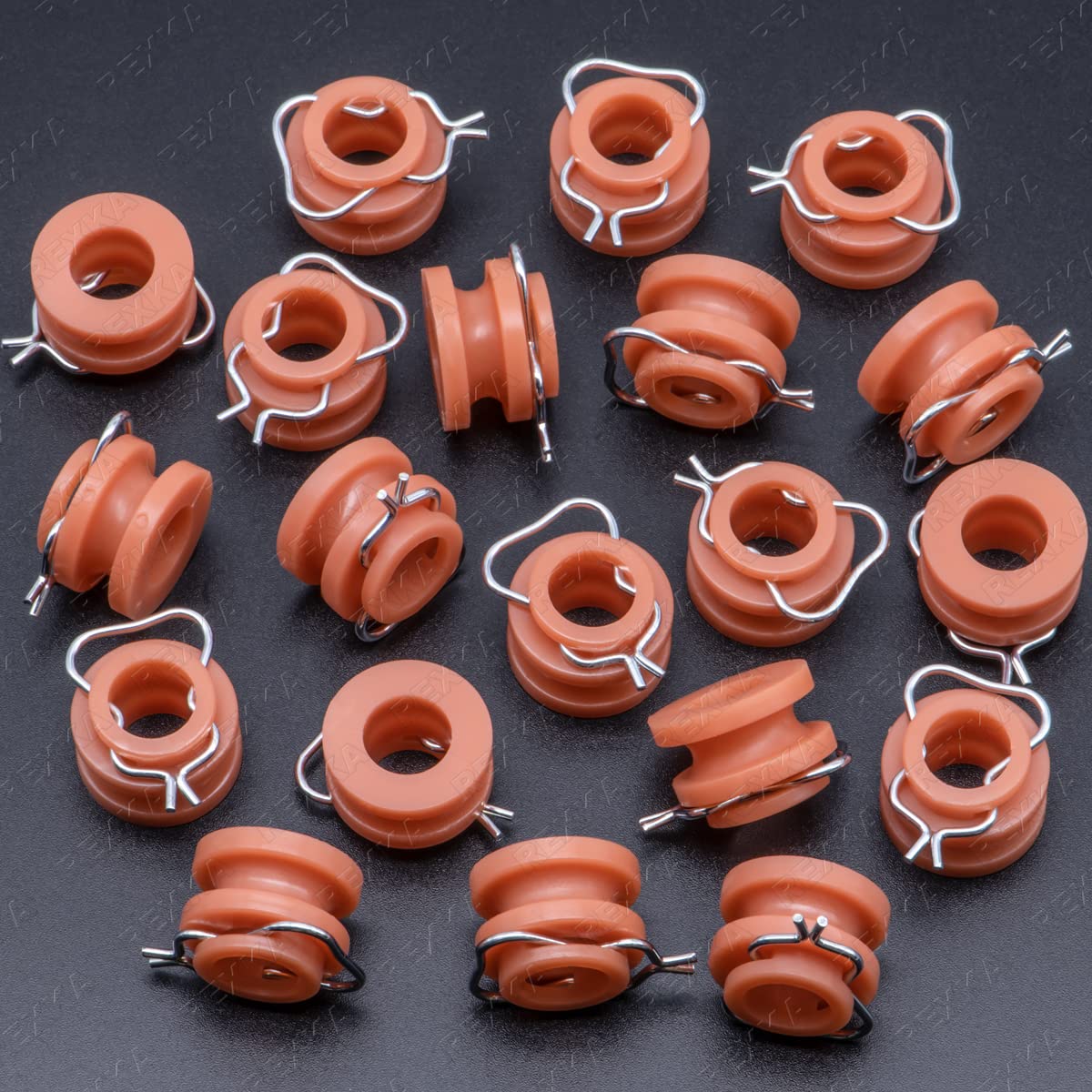 Rexka 20Pcs Window Regulator Roller For Ford C0Ab-6423240-B Edsel Mercury Mustang Falcon F-Series Truck Comet Bronco