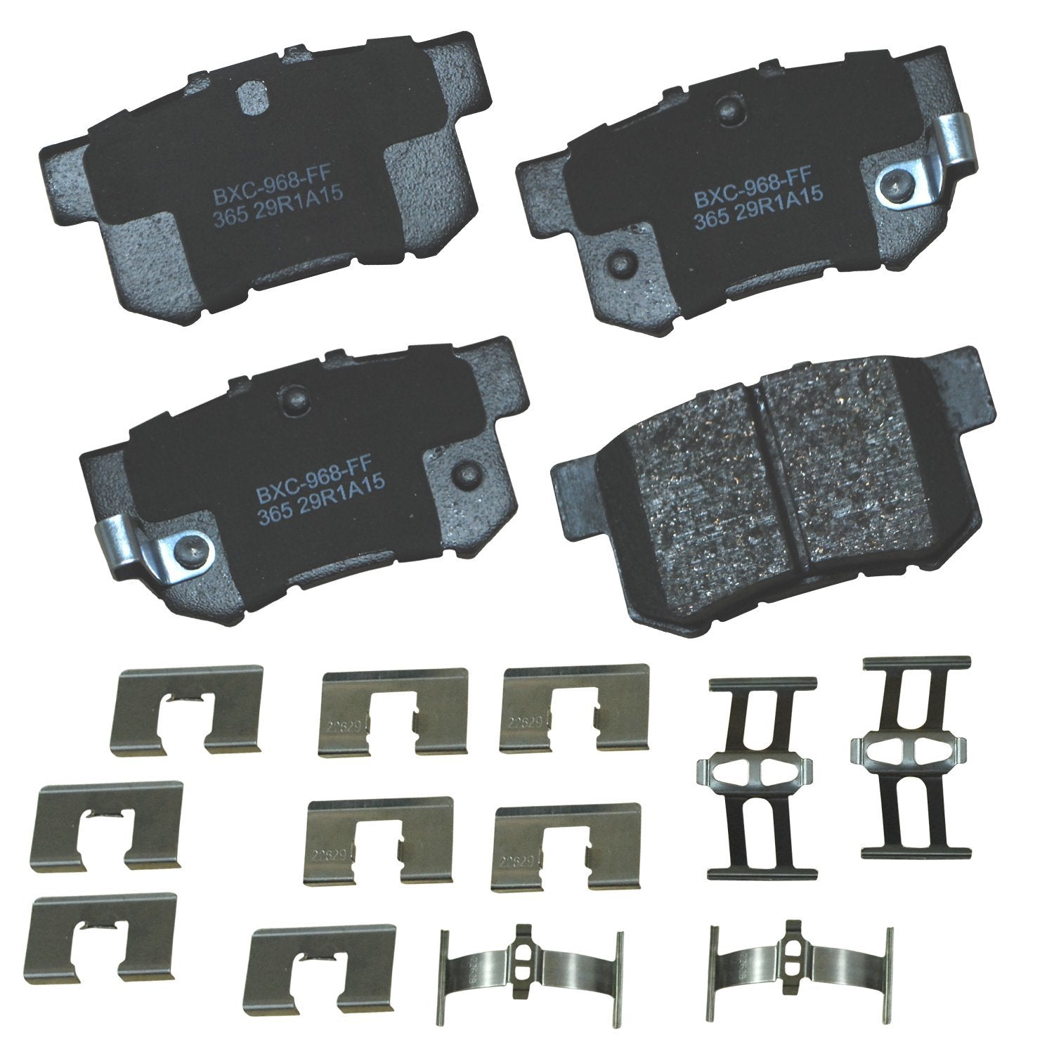 Bendix Premium Sbc365 Ceramic Rear Brake Pads For Select Models Acura Cl,Csx,El,Ilx,Integra,Legend,Rsx,Tl,Tsx,Vigor,Honda Accord