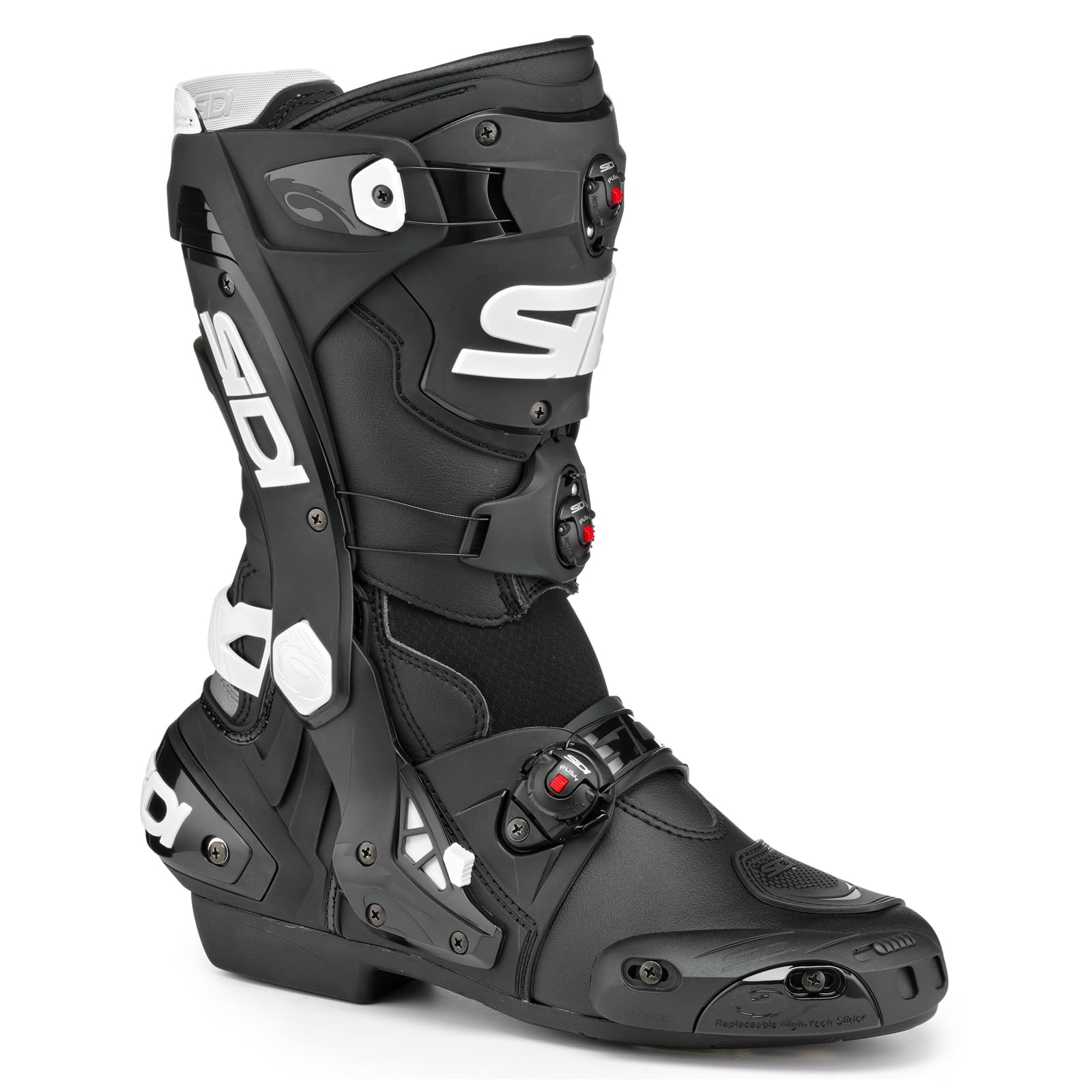 SIDI Womens Motorcycle Boots, Black White, 43 EU