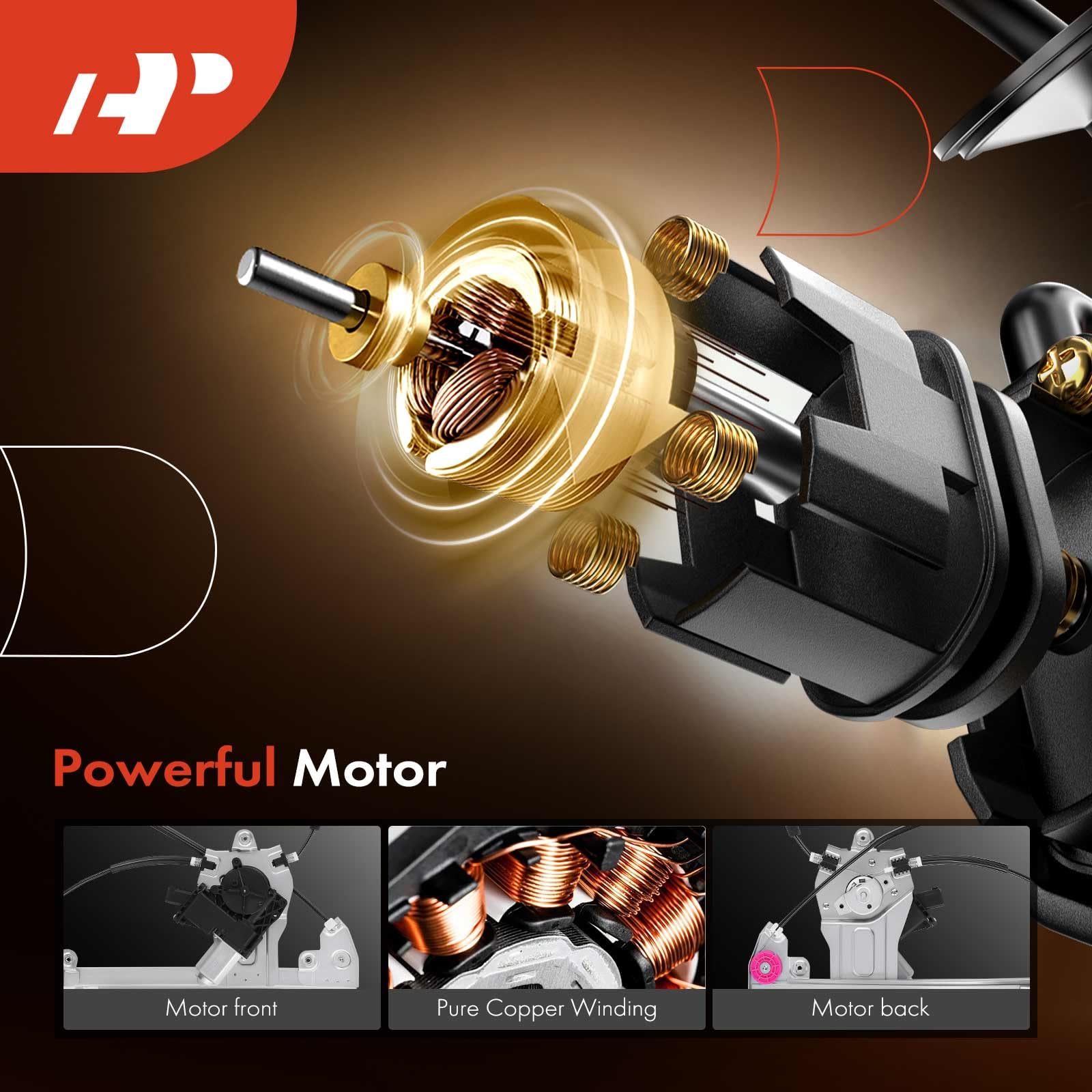 A-Premium Front Driver Side Power Window Regulator With Motor Compatible With Chevy Cruze 2011-2015, Chevrolet Cruze Limited 201