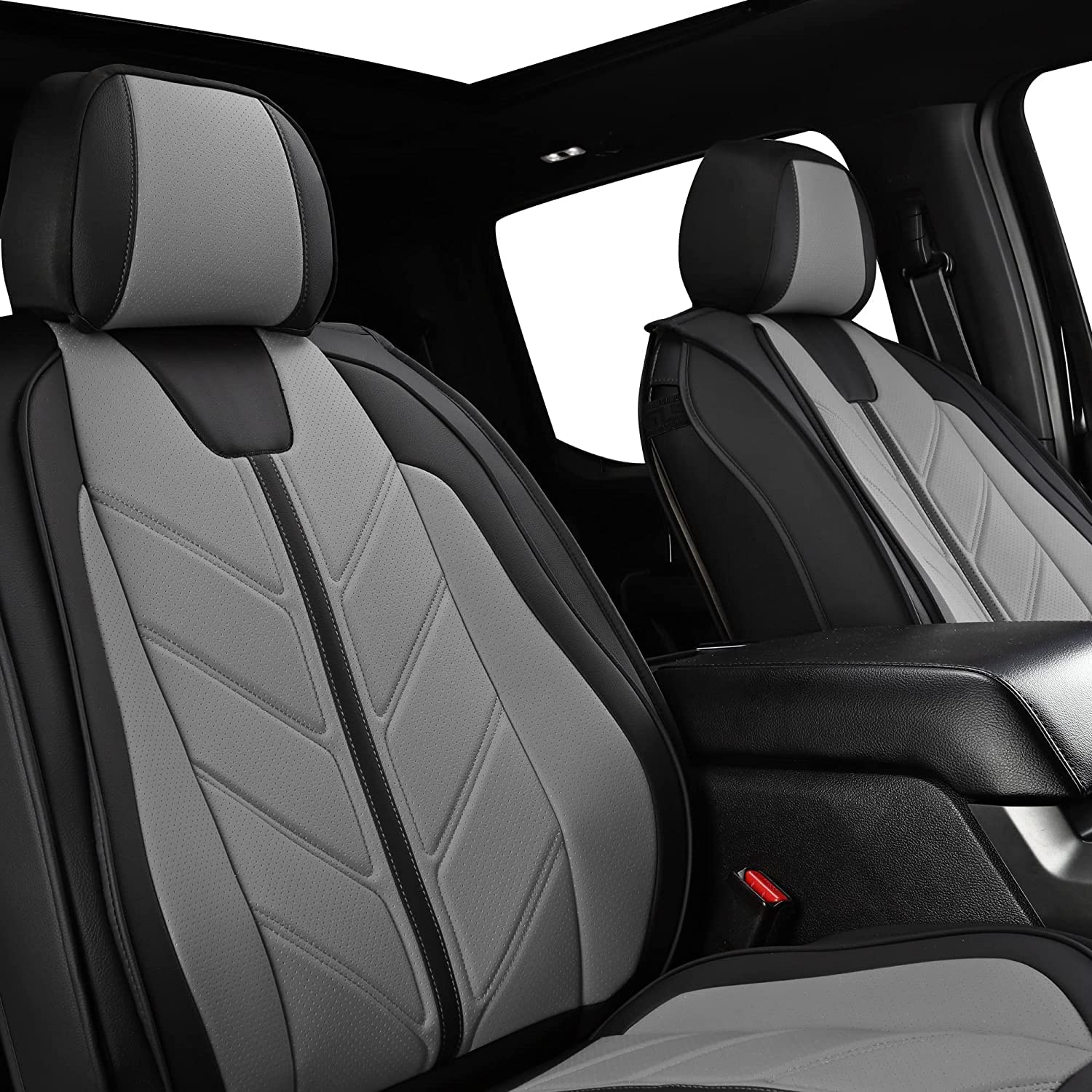 Balliol Pickup Seats Covers Compatible With Dodge Ram 1500 2009-2024 Truck Pleather Seat Covers Custom Fit Dodge Ram 2500 3500 (